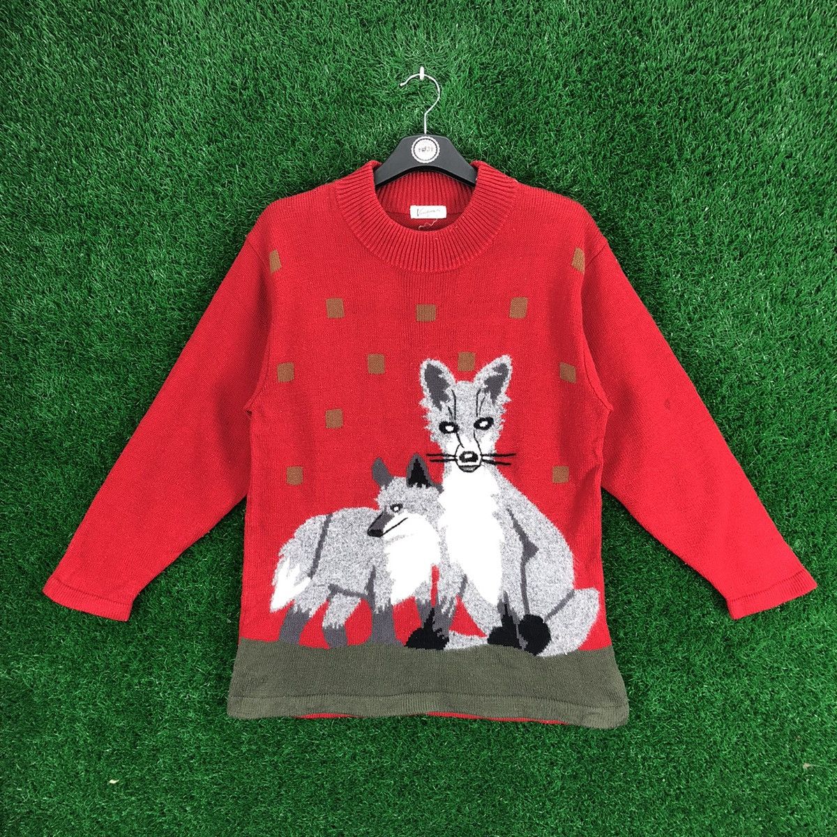 Japanese Brand Vintage 90's Knitwear Wool Sweater by Vinidiany Size M / US 6-8 / IT 42-44 - 1 Thumbnail