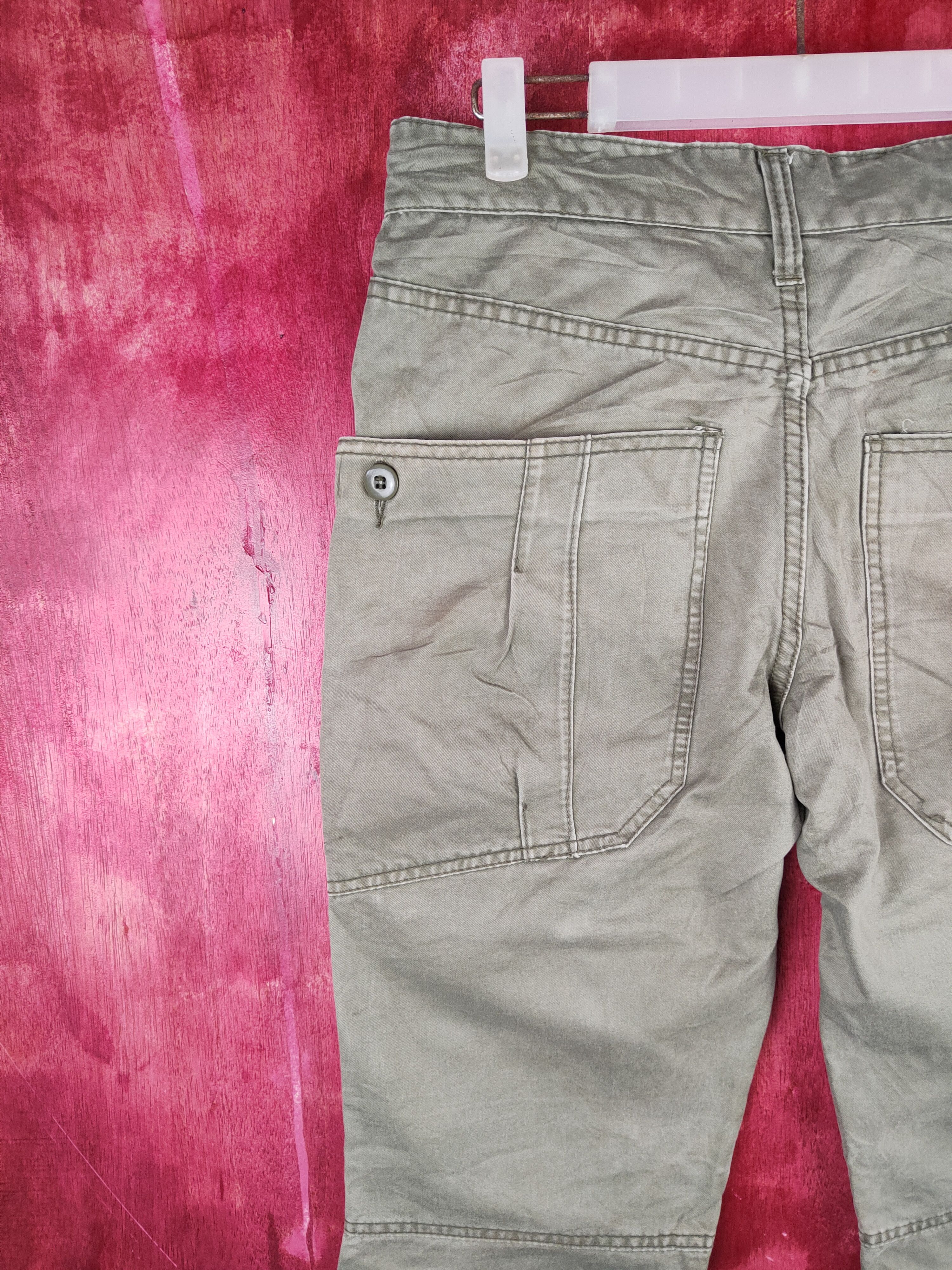 Japanese Brand Made in Heaven Faded Multipocket Tactical Cargo Pants #S785 Size US 30 / EU 46 - 8 Thumbnail