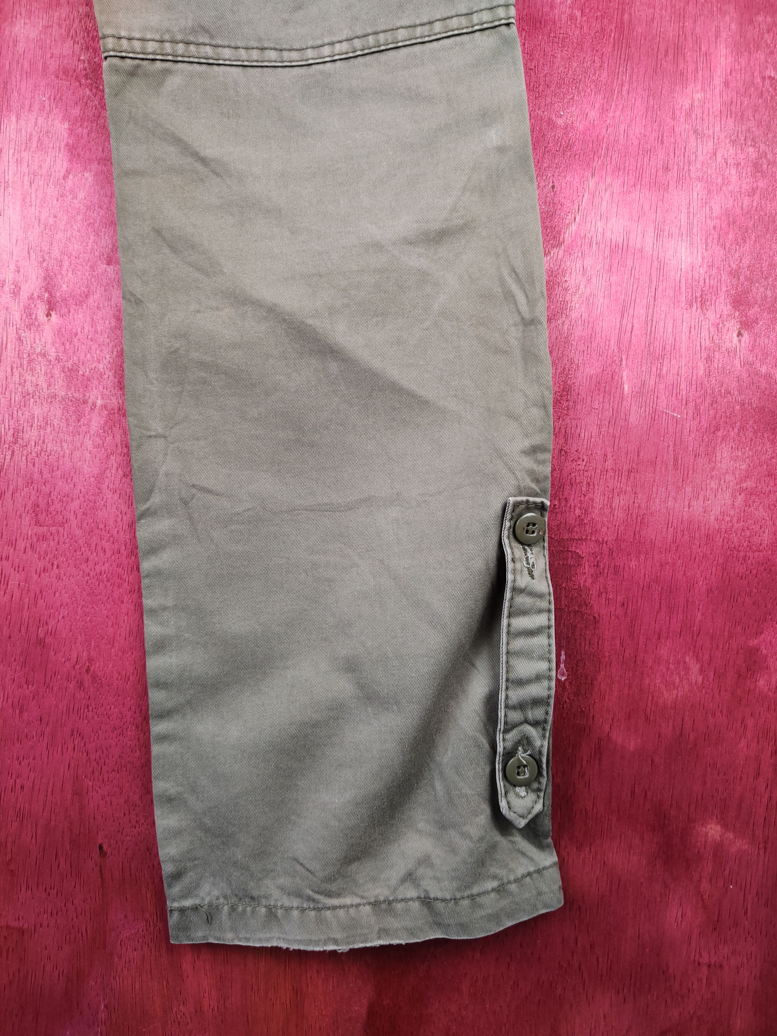 Japanese Brand Made in Heaven Faded Multipocket Tactical Cargo Pants #S785 Size US 30 / EU 46 - 11 Thumbnail