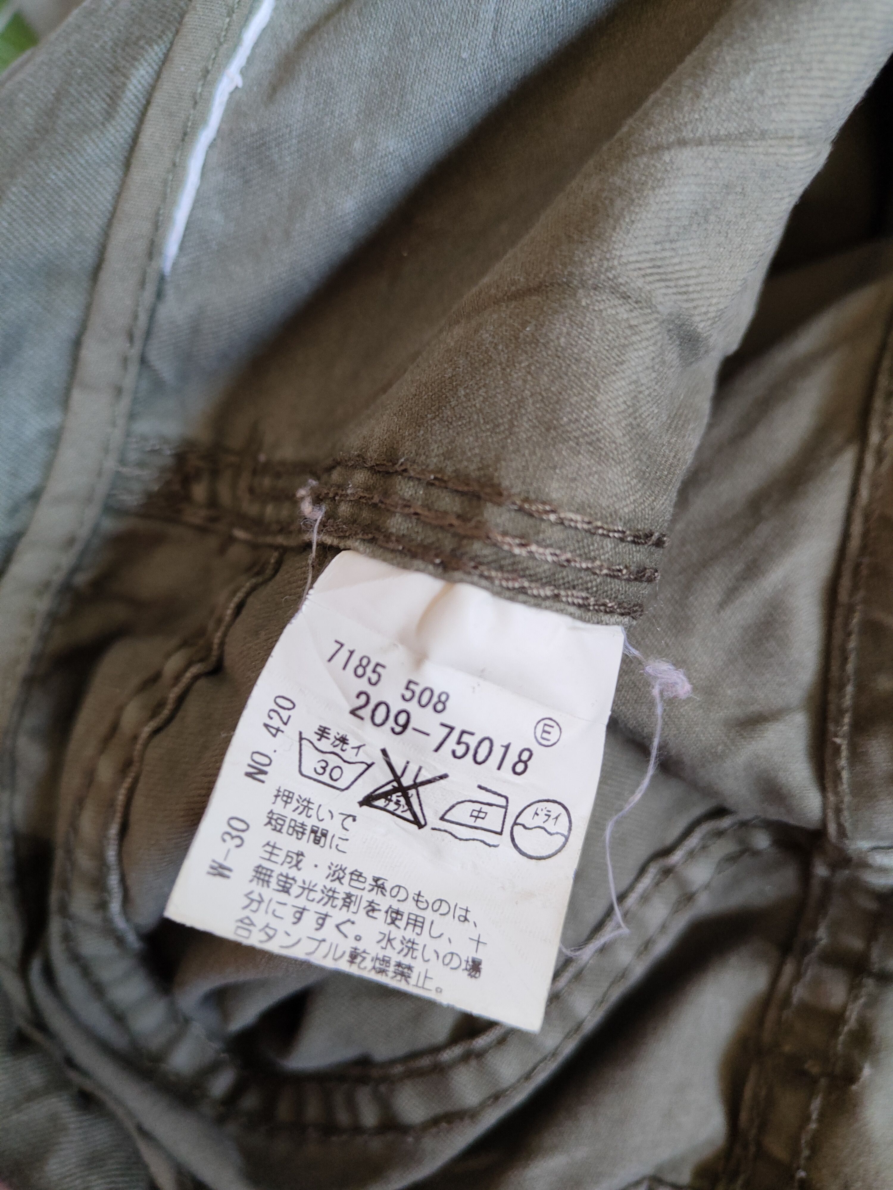 Japanese Brand Made in Heaven Faded Multipocket Tactical Cargo Pants #S785 Size US 30 / EU 46 - 13 Thumbnail