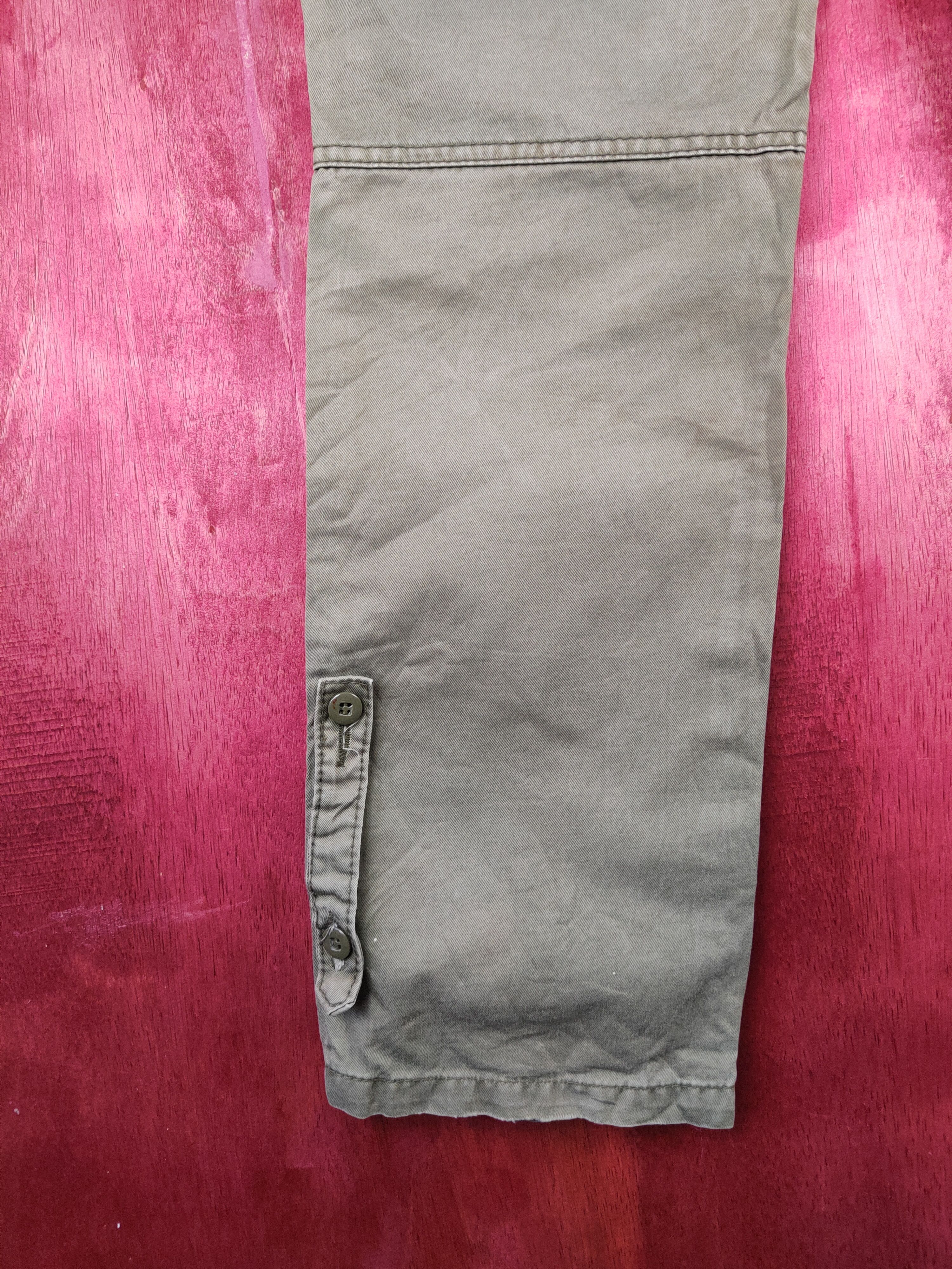 Japanese Brand Made in Heaven Faded Multipocket Tactical Cargo Pants #S785 Size US 30 / EU 46 - 9 Thumbnail