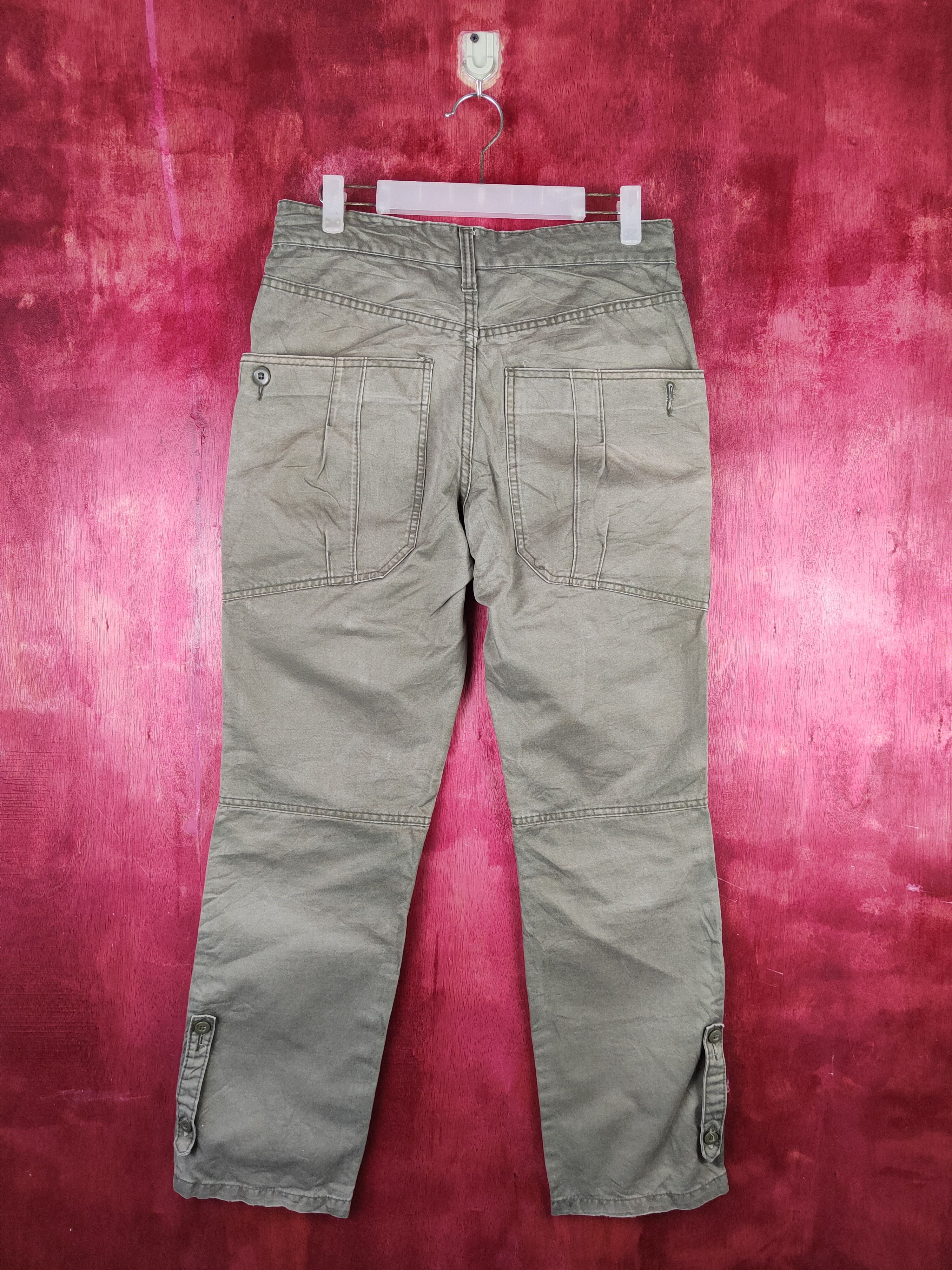 Japanese Brand Made in Heaven Faded Multipocket Tactical Cargo Pants #S785 Size US 30 / EU 46 - 7 Thumbnail