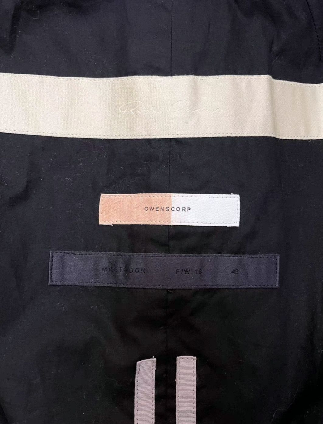Rick Owens Rick Owens ro 16FW splash-ink style coat Size US M / EU 48-50 / 2 - 4 Thumbnail