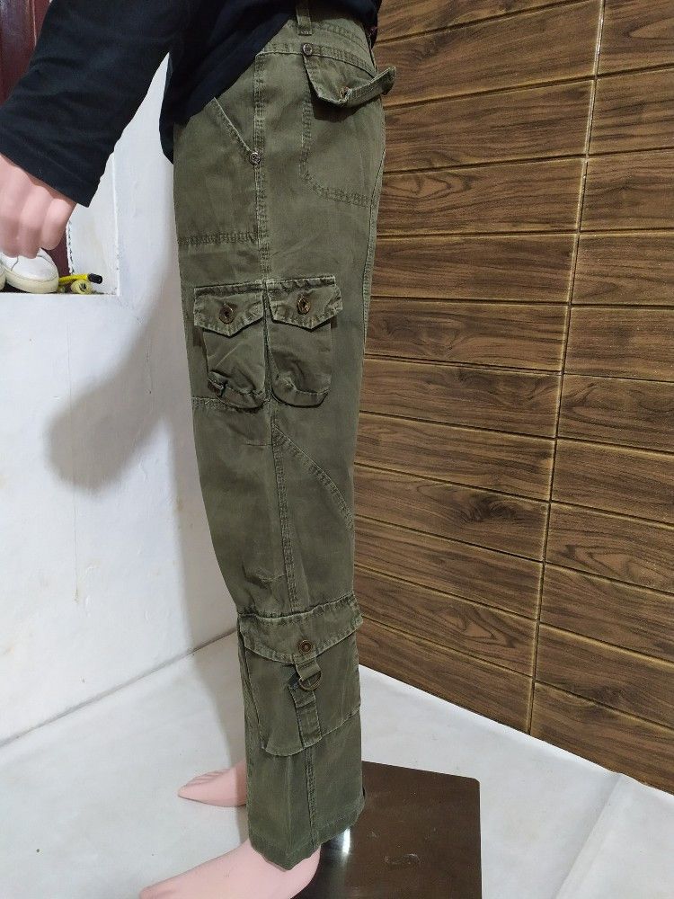 Japanese Brand 🔥P.E.L Cargo Multipocket Tactical Pants Size US 30 / EU 46 - 2 Thumbnail