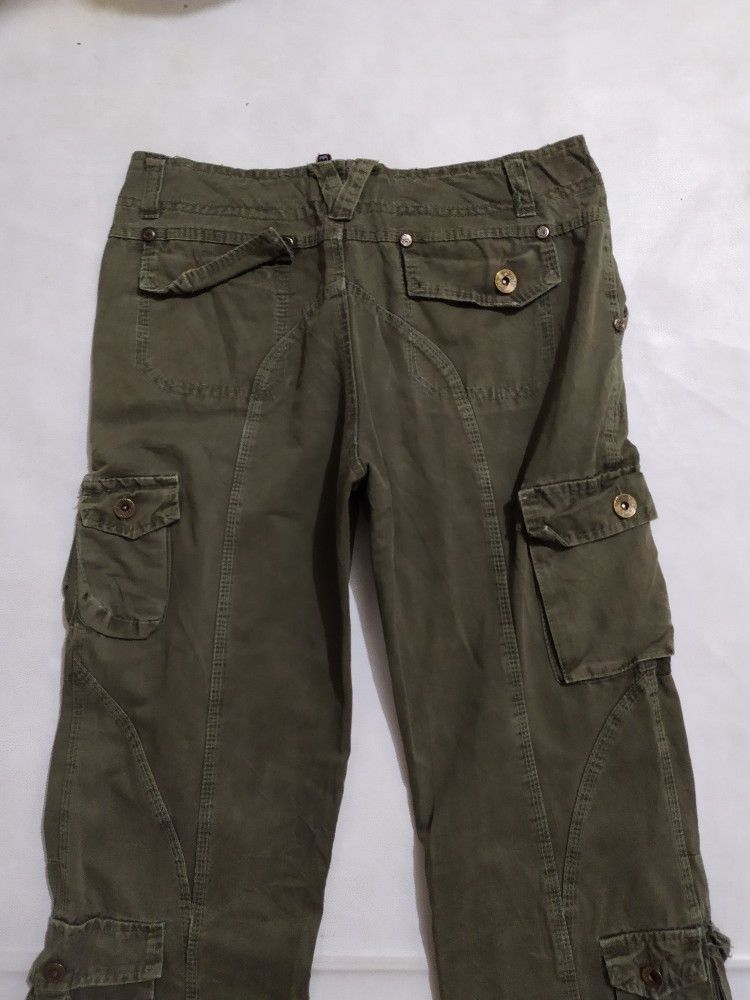 Japanese Brand 🔥P.E.L Cargo Multipocket Tactical Pants Size US 30 / EU 46 - 10 Thumbnail