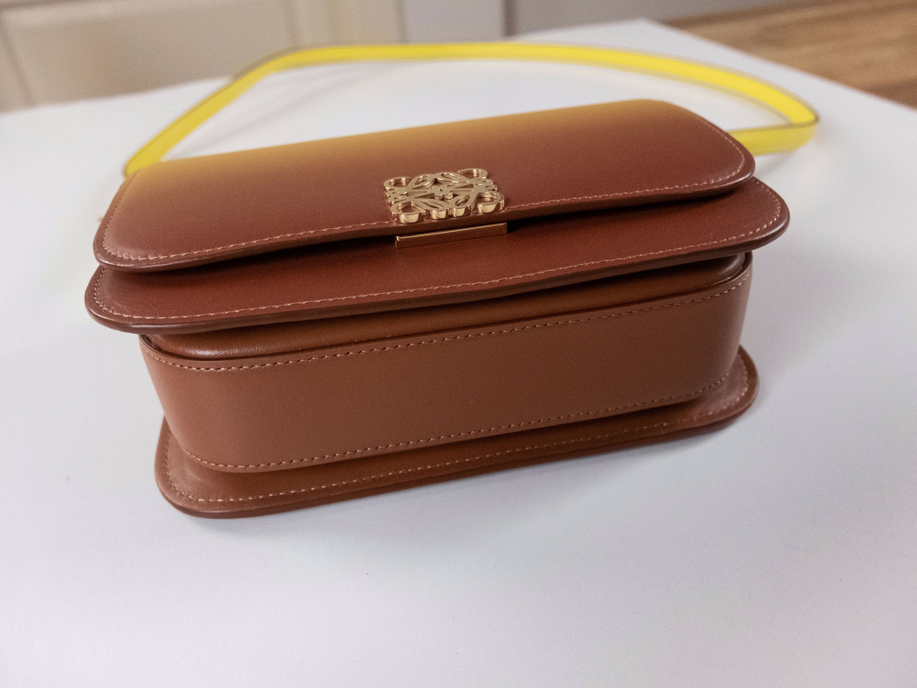 Loewe LOEWE Goya small yellow orange degrade leather bag Size ONE SIZE - 7 Thumbnail