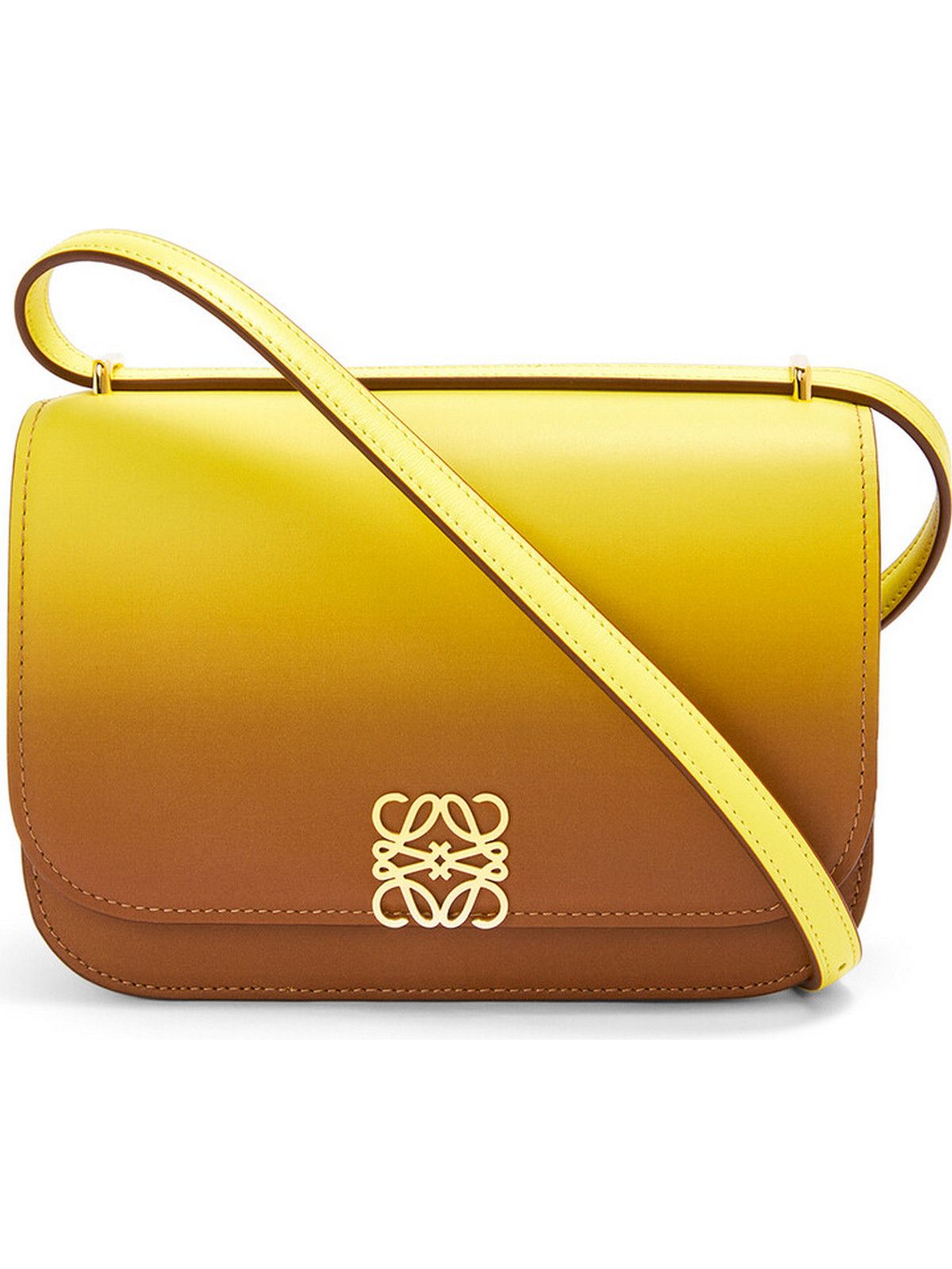 Loewe LOEWE Goya small yellow orange degrade leather bag Size ONE SIZE - 1 Thumbnail