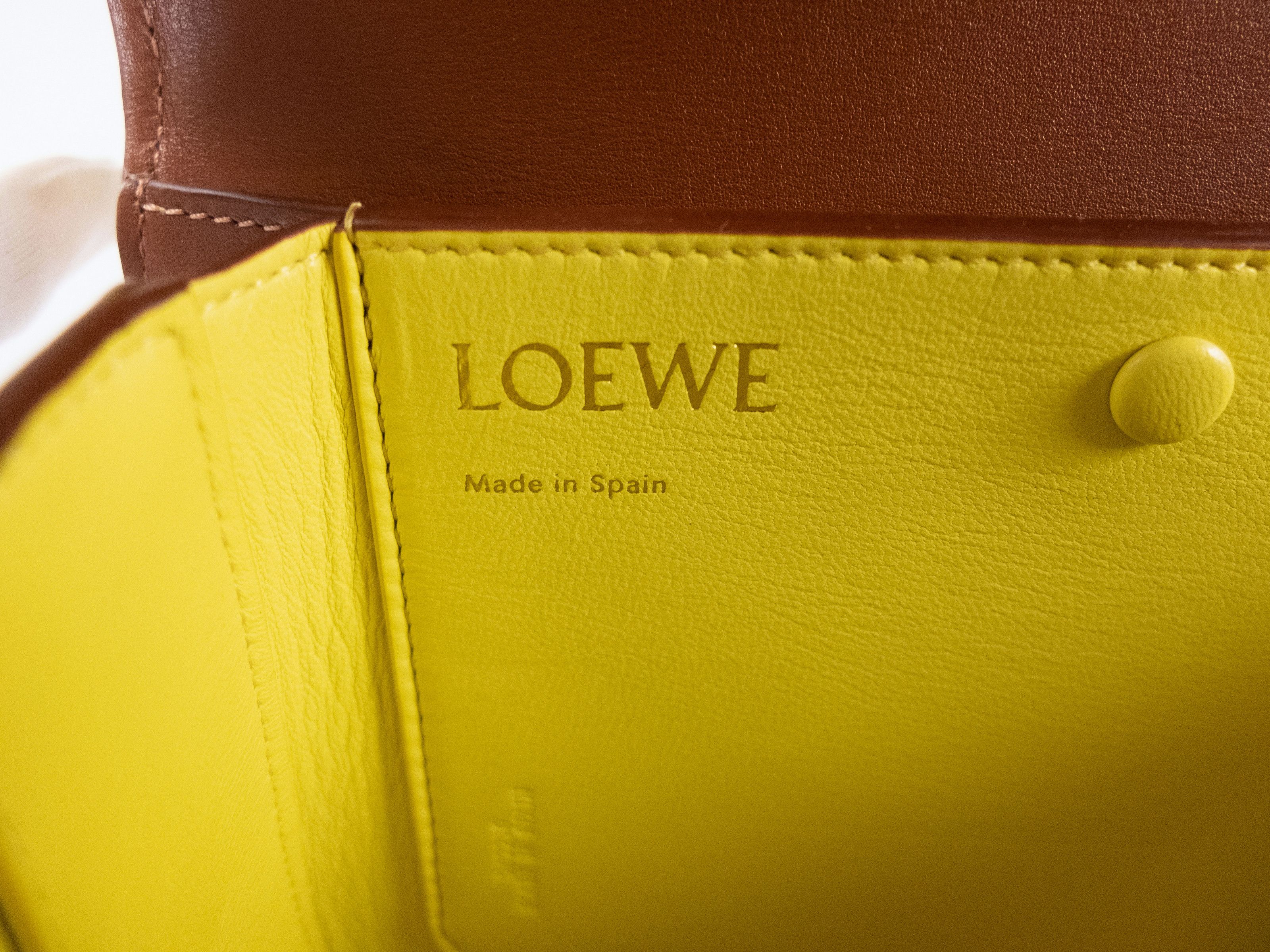 Loewe LOEWE Goya small yellow orange degrade leather bag Size ONE SIZE - 14 Thumbnail