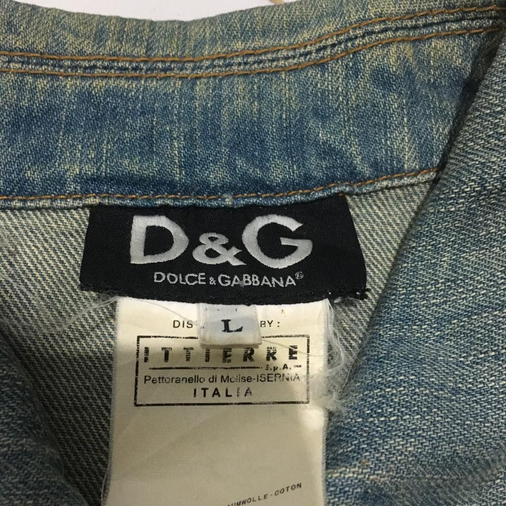 Dolce & Gabbana Dolce & gabbana jeans jacket Size US L / EU 52-54 / 3 - 6 Thumbnail