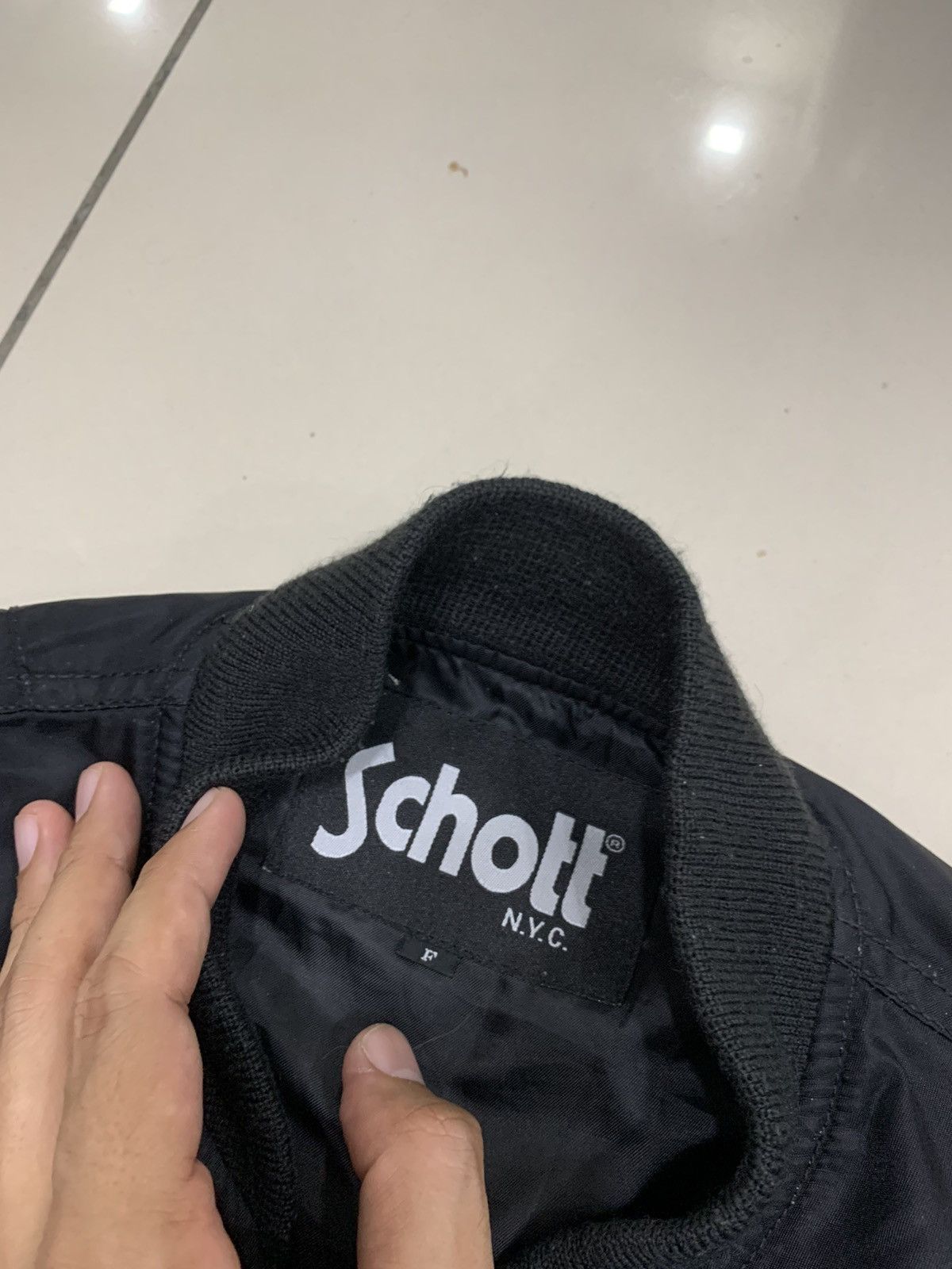 Japanese Brand SCHOTT NYC X JEANASIS LIMITED EDITION MA-1 BOMBER JACKET Size US S / EU 44-46 / 1 - 6 Thumbnail