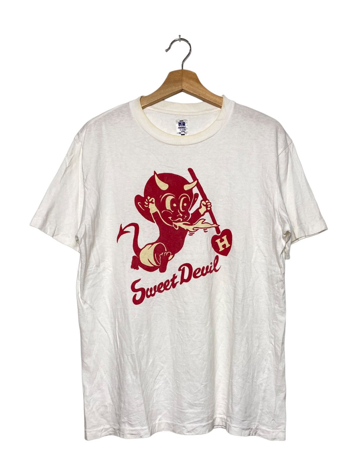image of Vintage Hr Market Sweet Devil / Anime Akira Tekken Naruto in White, Men's (Size Large)