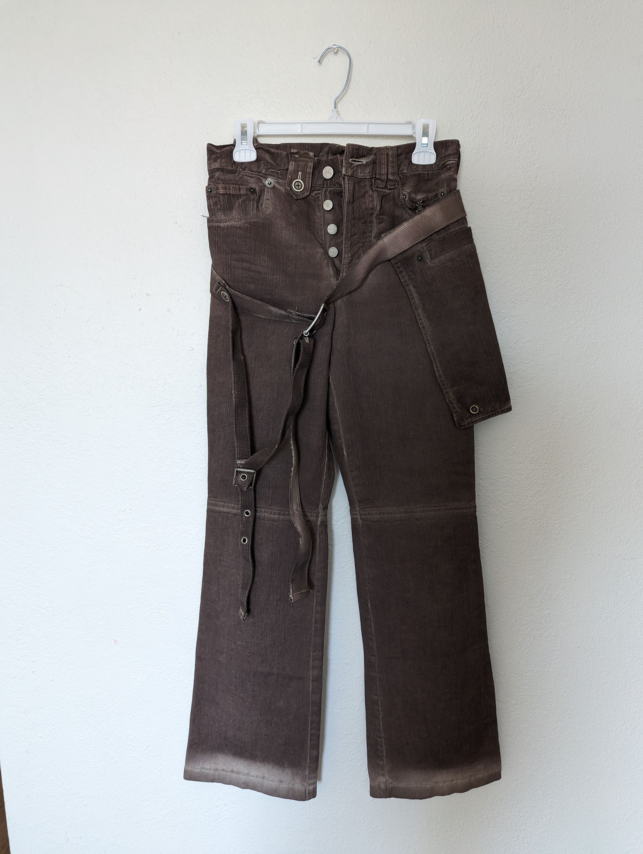 SHINE LUXURY HOUR 0̷0̷0̷ de(Lux) - GOTHLE bondage denim Size US 27 - 2 Thumbnail