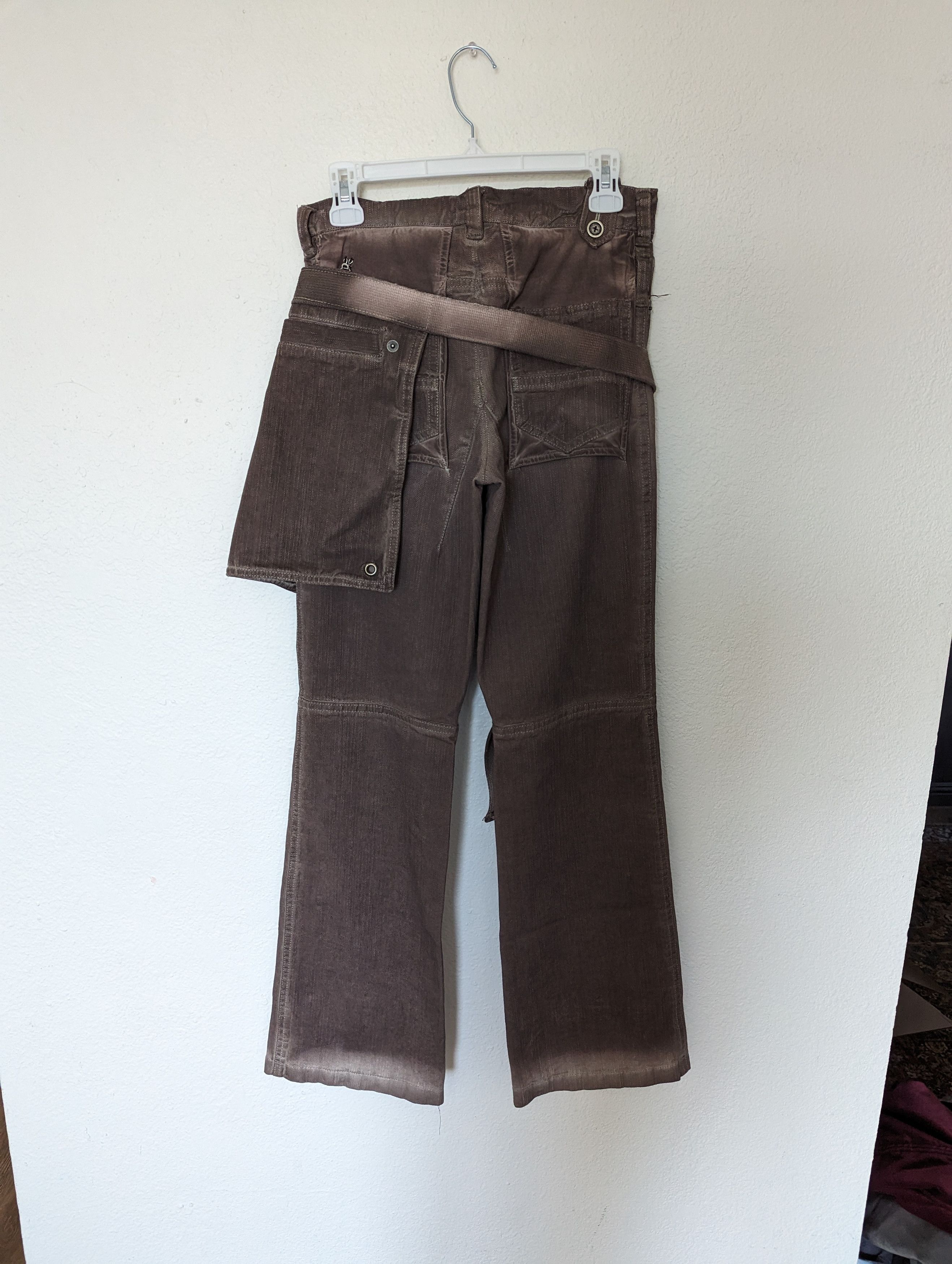 SHINE LUXURY HOUR 0̷0̷0̷ de(Lux) - GOTHLE bondage denim Size US 27 - 3 Thumbnail