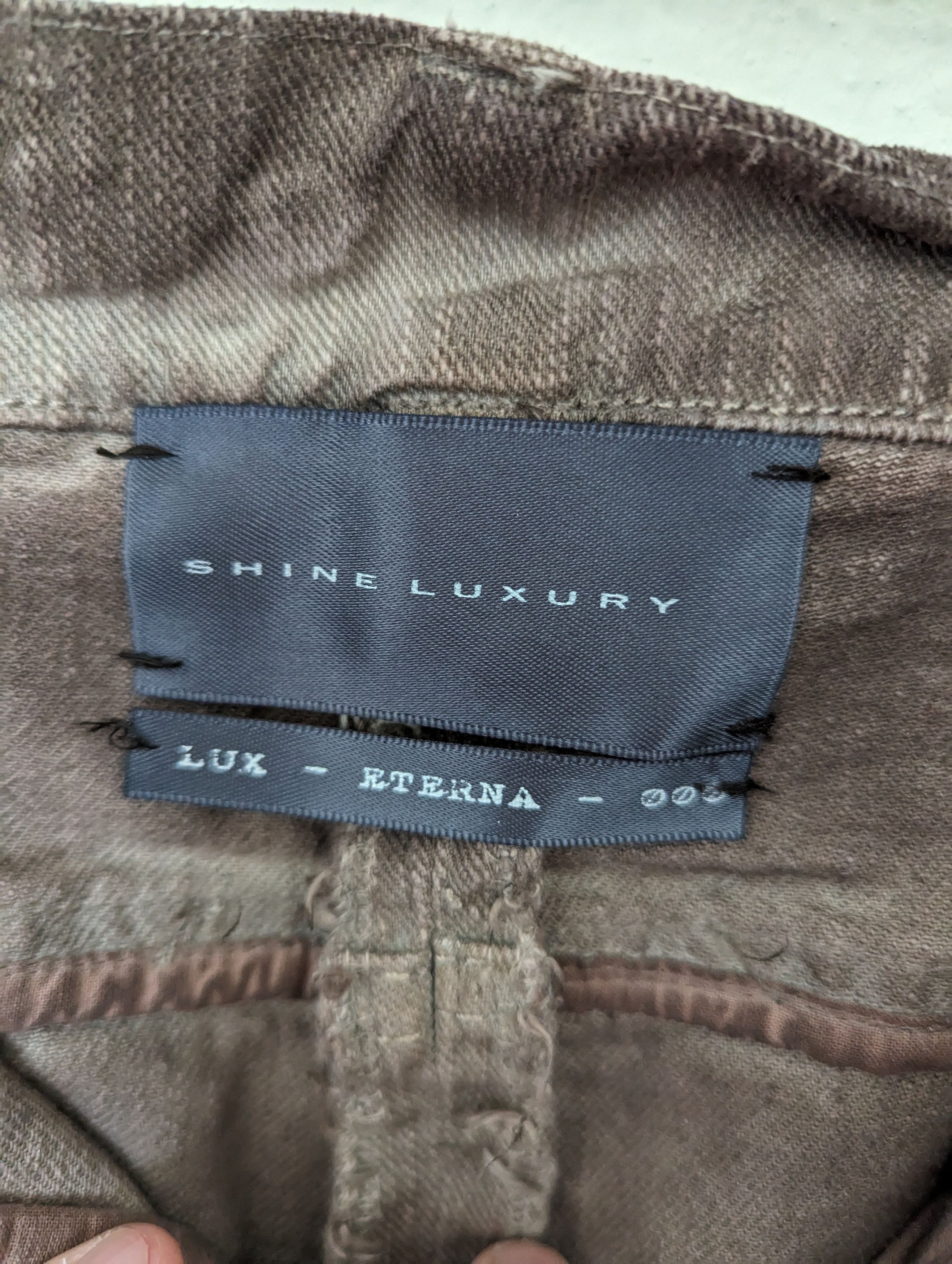 SHINE LUXURY HOUR 0̷0̷0̷ de(Lux) - GOTHLE bondage denim Size US 27 - 4 Thumbnail