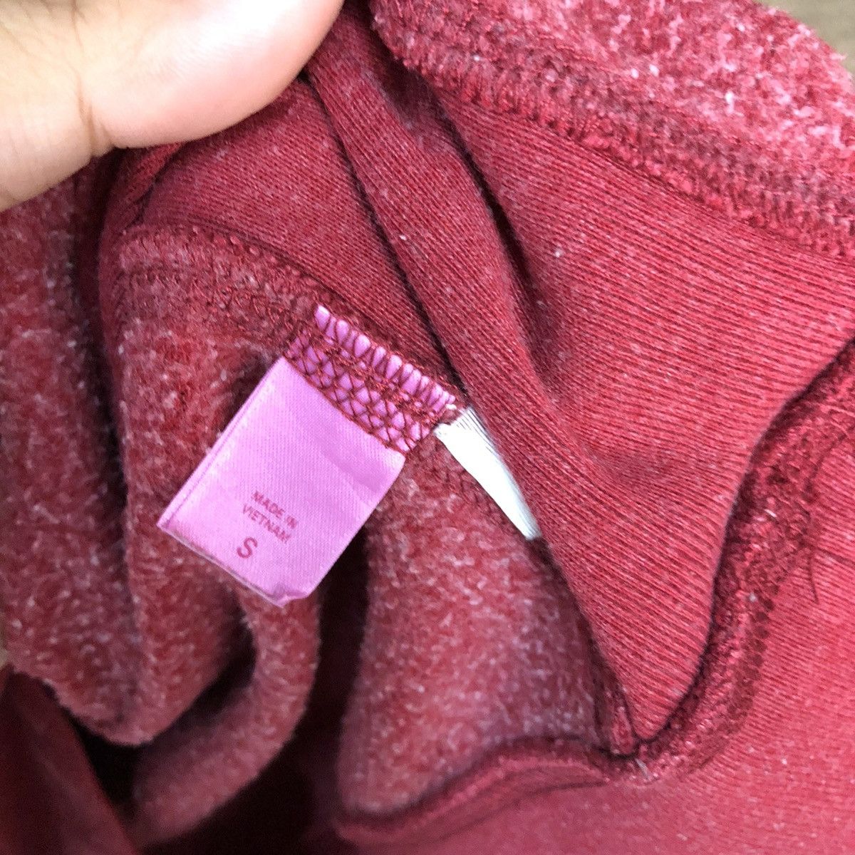 Japanese Brand Pink brand Red Hoodie sweatshirt #138B Size US S / EU 44-46 / 1 - 9 Thumbnail