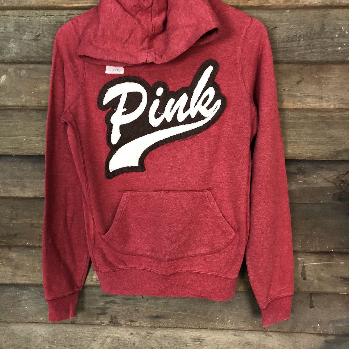 Japanese Brand Pink brand Red Hoodie sweatshirt #138B Size US S / EU 44-46 / 1 - 3 Thumbnail