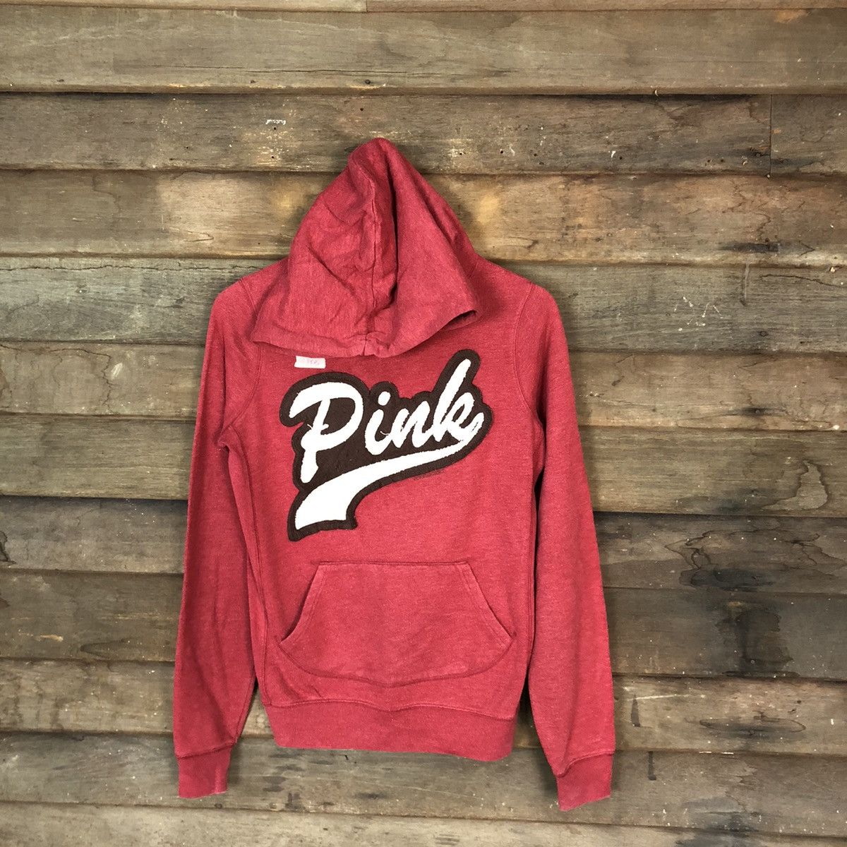 Japanese Brand Pink brand Red Hoodie sweatshirt #138B Size US S / EU 44-46 / 1 - 1 Thumbnail