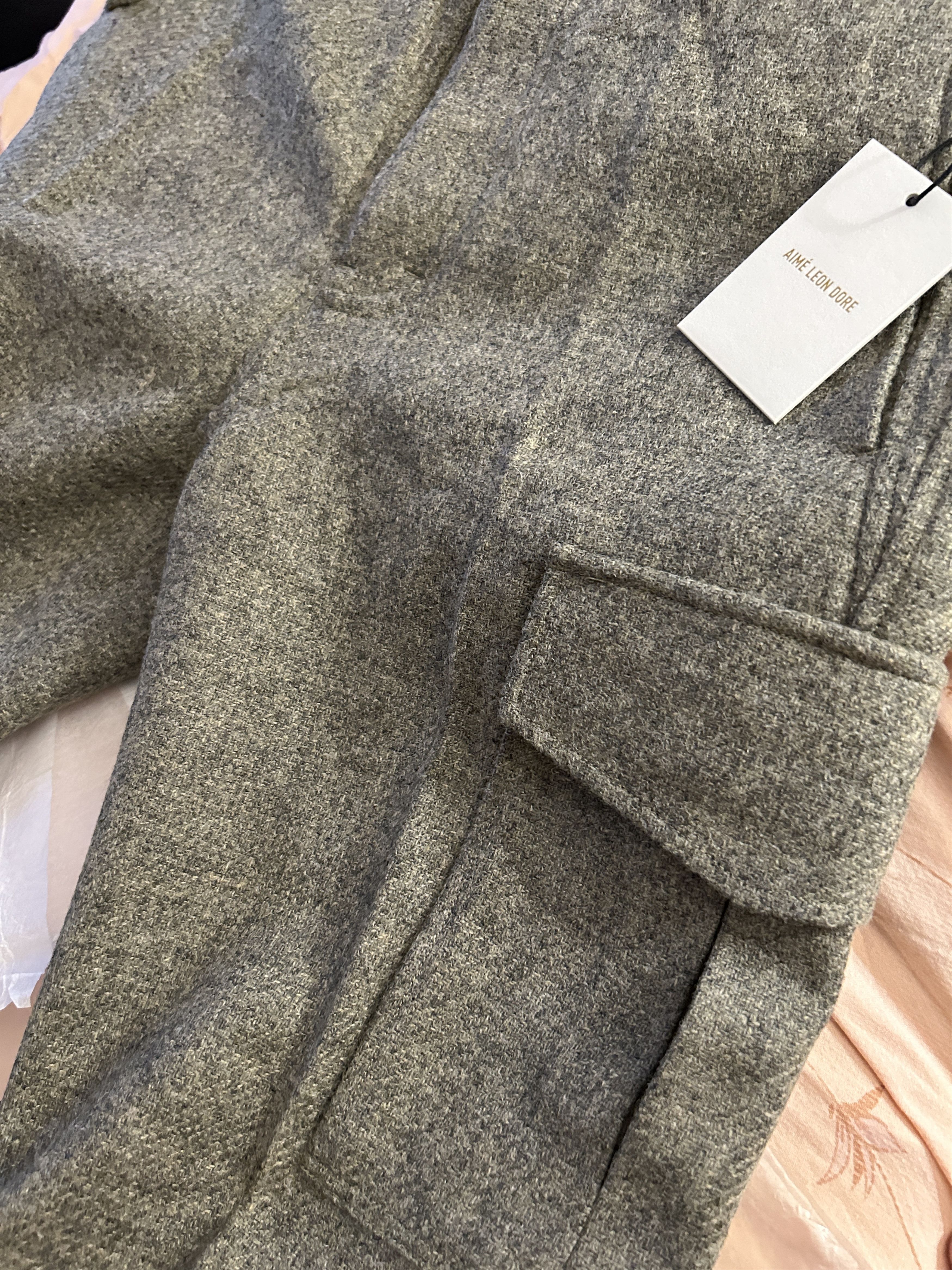 Aime Leon Dore Aime Leon Dore Grey Cargo Trouser straight fit Size US 30 / EU 46 - 4 Thumbnail