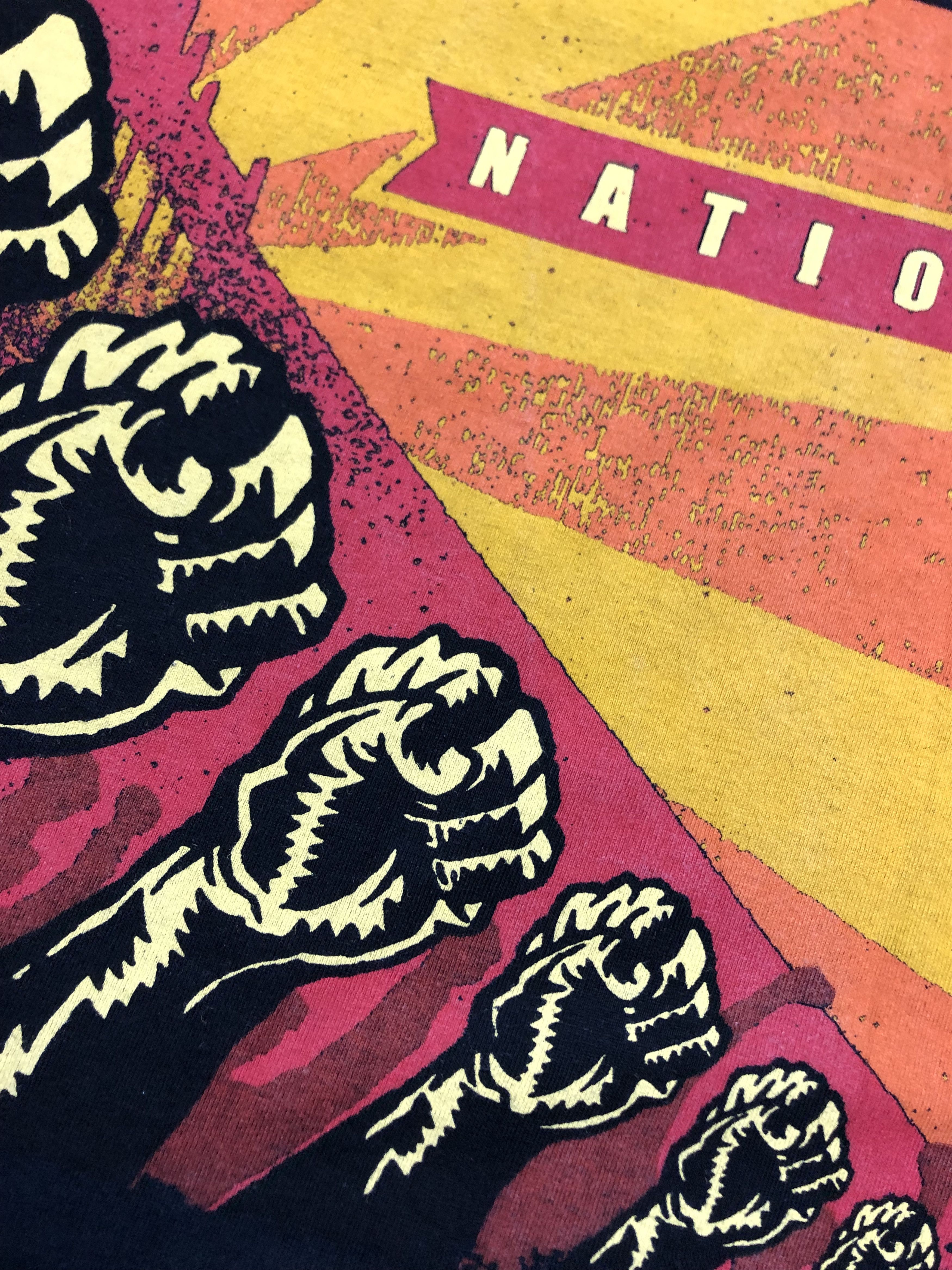 Band Tees × Vintage Vintage Sepultura Nation Rock Tee Shirt Band Y2K Hype Drill Size US XL / EU 56 / 4 - 9 Thumbnail