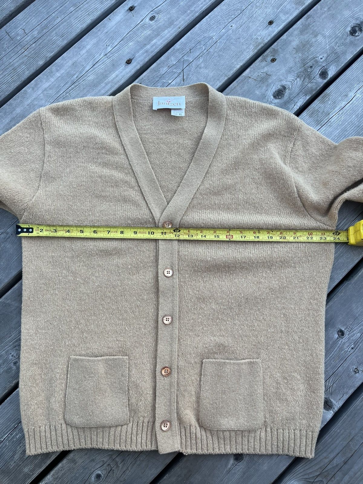 Jantzen Vintage Jantzen wool blend cardigan Size US XL / EU 56 / 4 - 5 Thumbnail