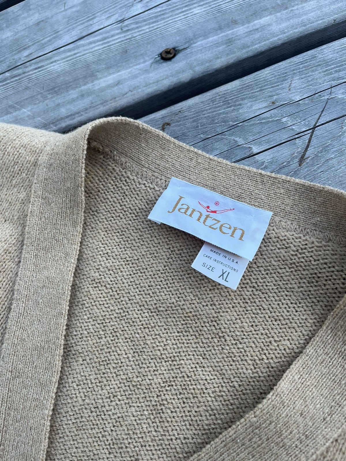 Jantzen Vintage Jantzen wool blend cardigan Size US XL / EU 56 / 4 - 3 Thumbnail