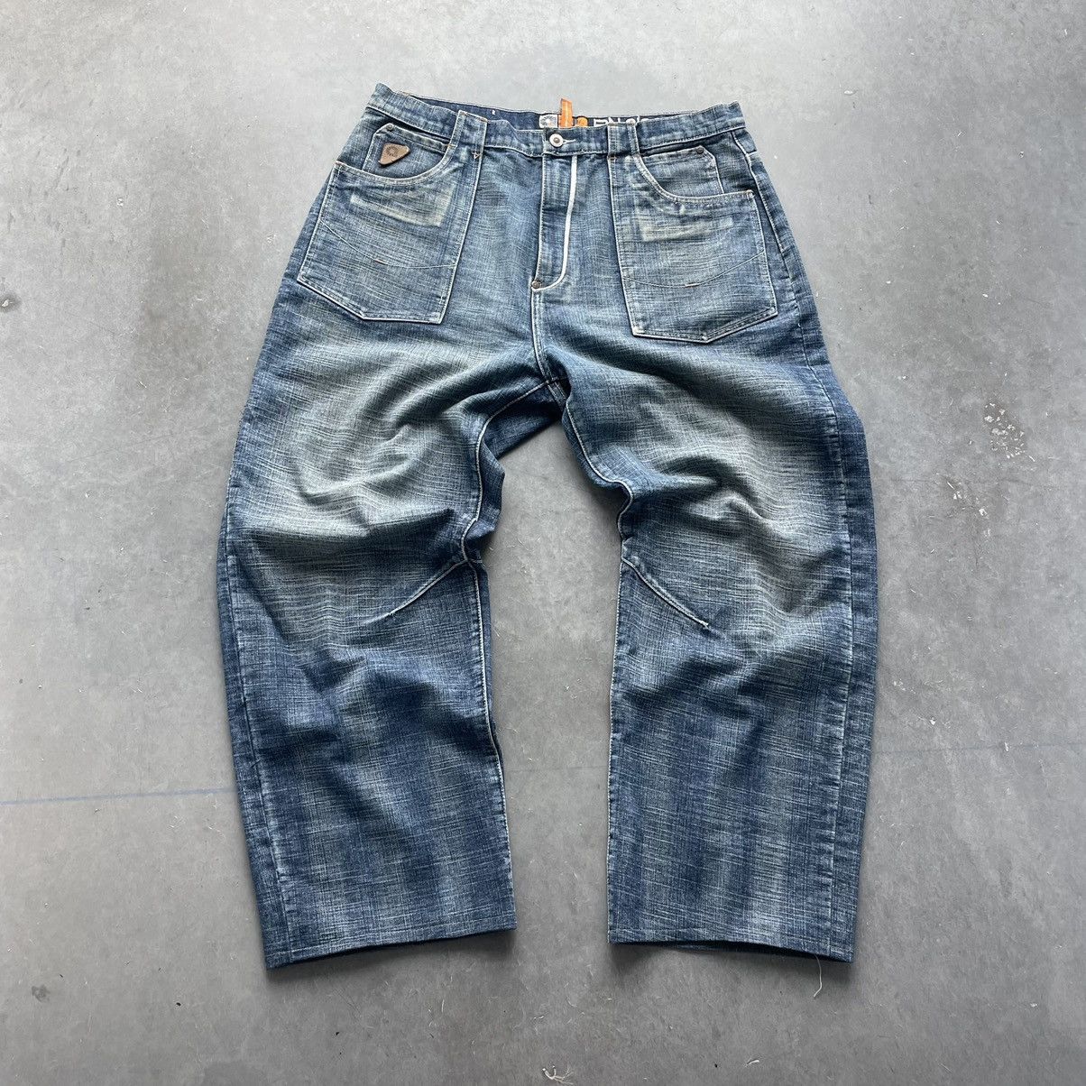 Crazy Vintage Y2K Baggy Jeans JNCO Southpole Skater Wide Leg