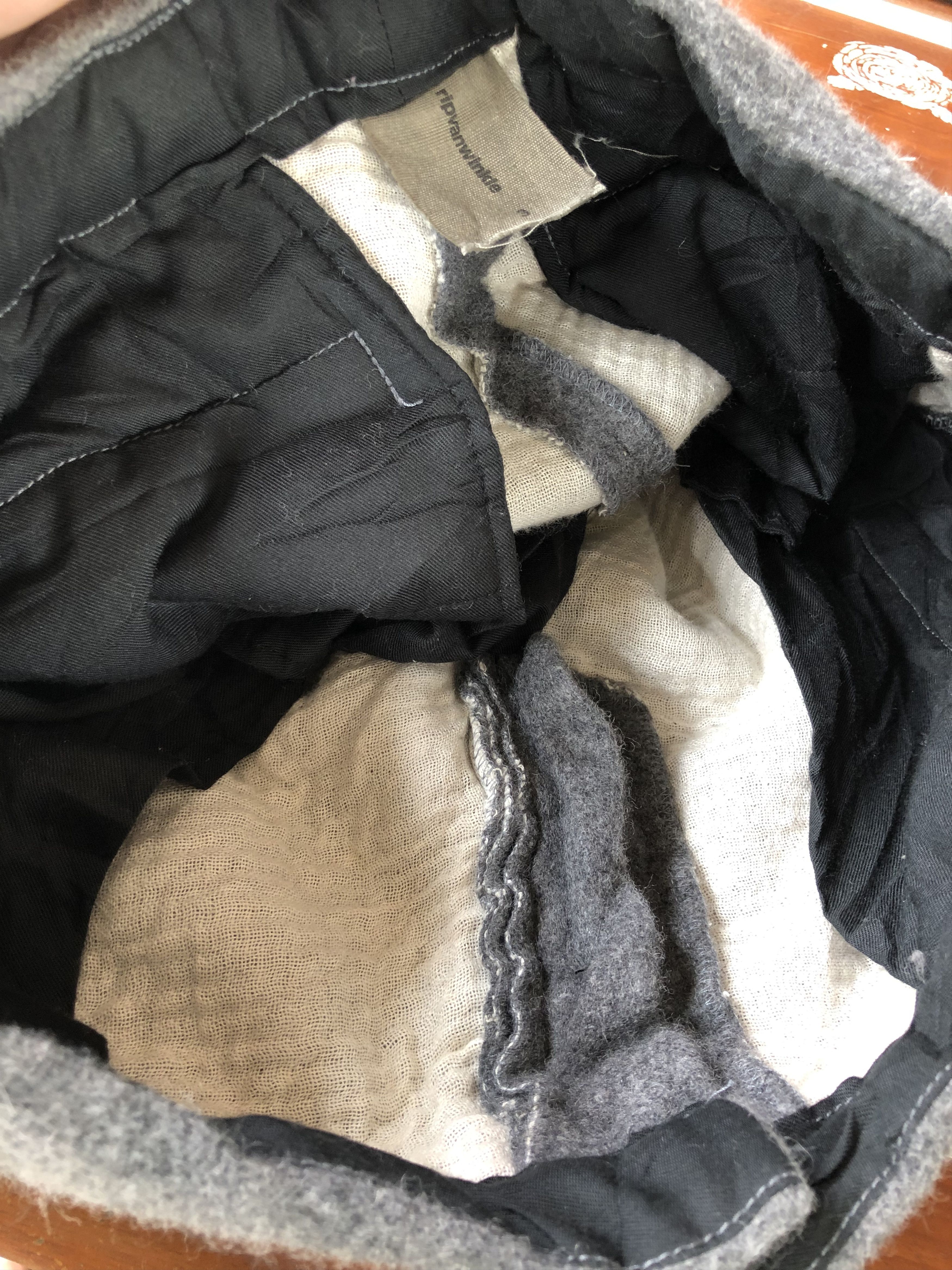 RIPVANWINKLE RARE🔥RIP VAN WINKLE BLOCK SEAMS WOOL PANTS Size US 29 - 13 Thumbnail