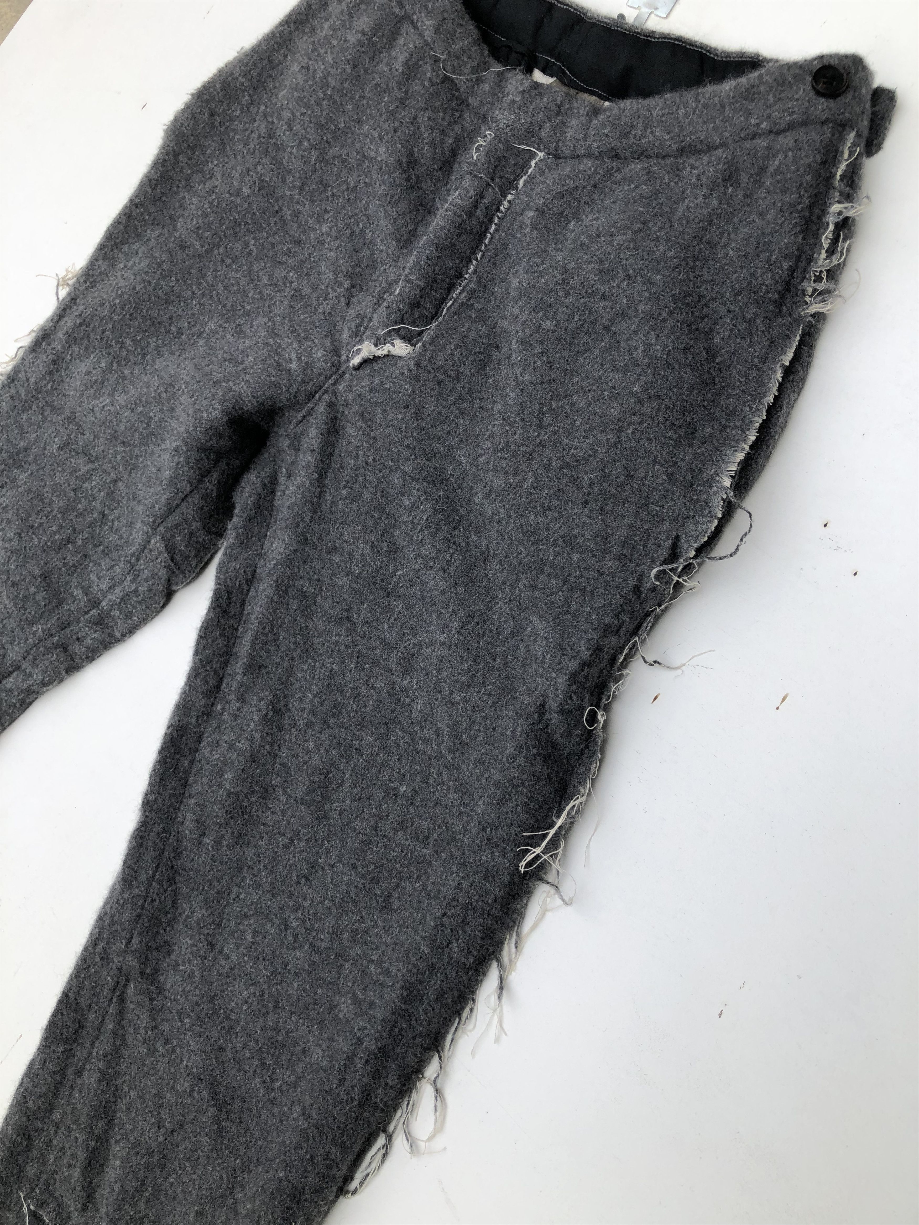 RIPVANWINKLE RARE🔥RIP VAN WINKLE BLOCK SEAMS WOOL PANTS Size US 29 - 5 Thumbnail