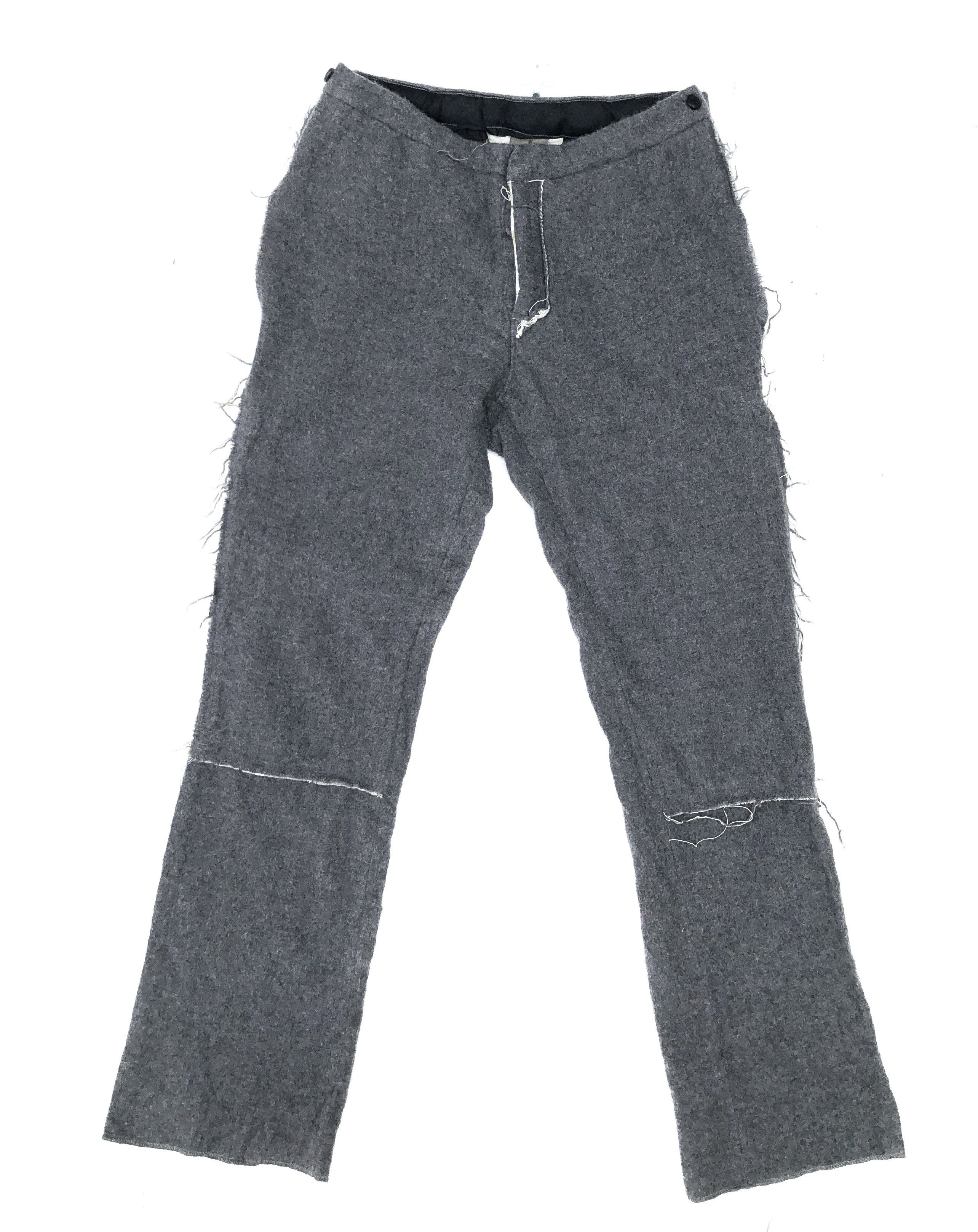 RIPVANWINKLE RARE🔥RIP VAN WINKLE BLOCK SEAMS WOOL PANTS Size US 29 - 2 Thumbnail