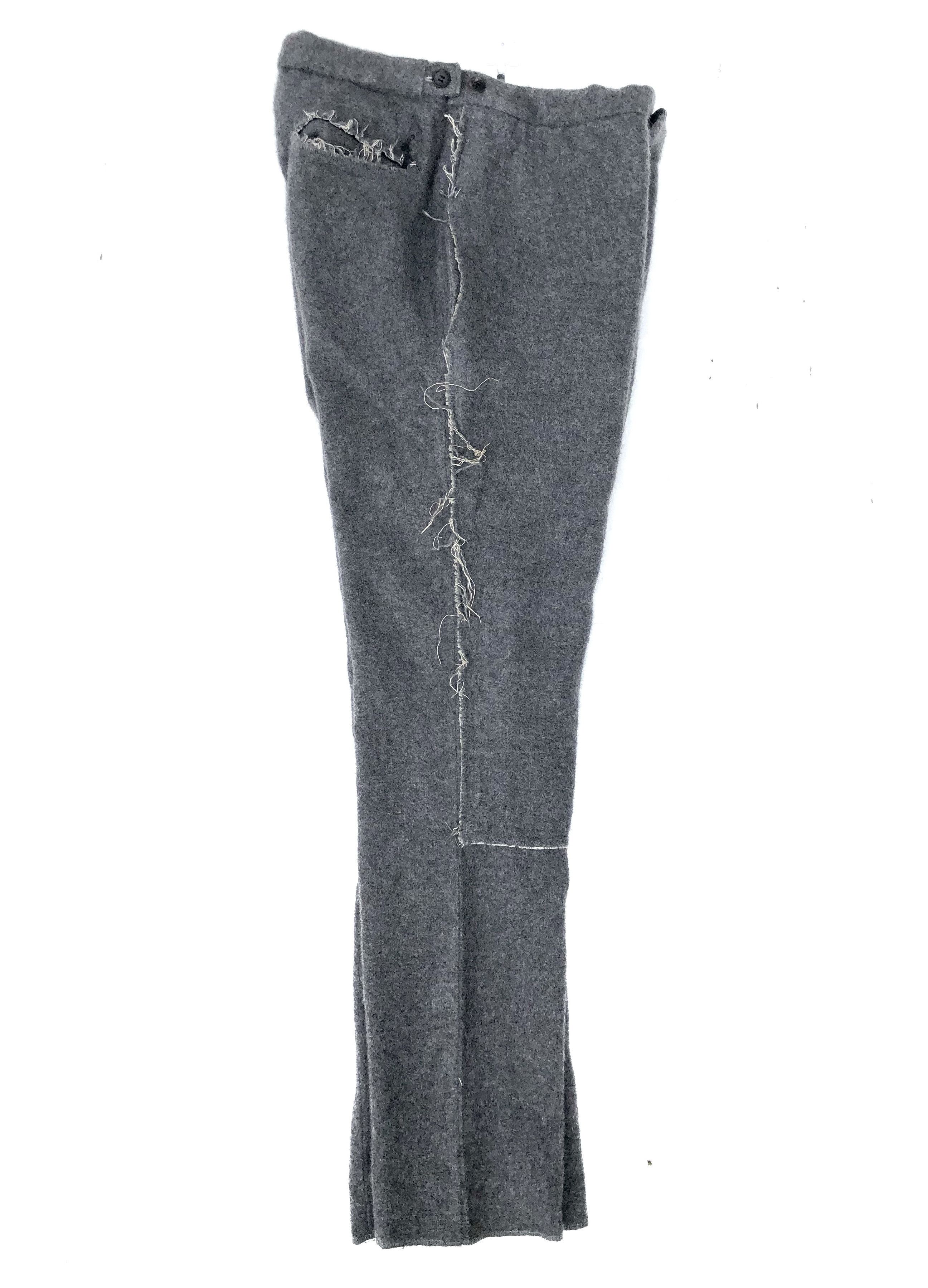RIPVANWINKLE RARE🔥RIP VAN WINKLE BLOCK SEAMS WOOL PANTS Size US 29 - 4 Thumbnail