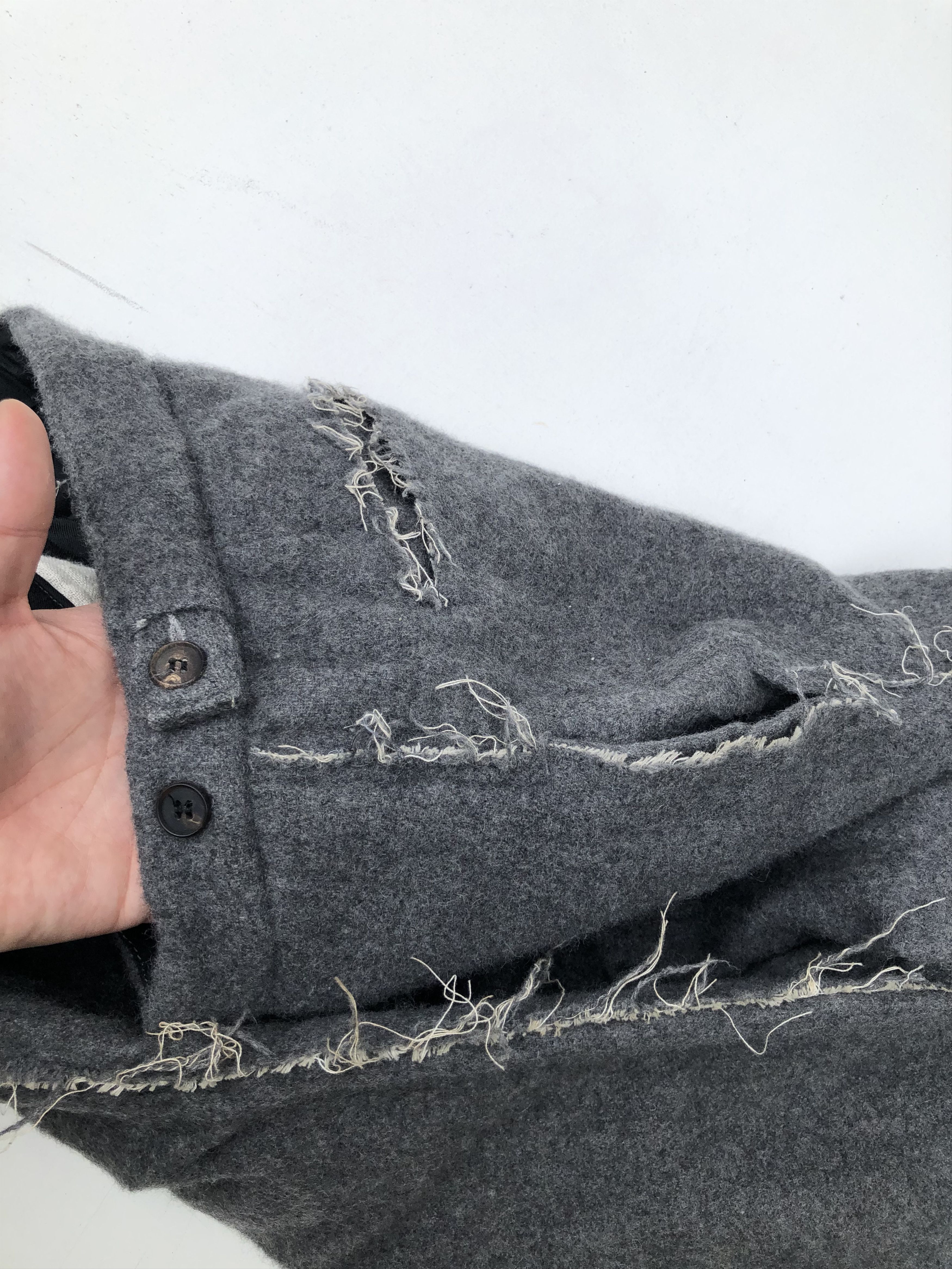 RIPVANWINKLE RARE🔥RIP VAN WINKLE BLOCK SEAMS WOOL PANTS Size US 29 - 11 Thumbnail