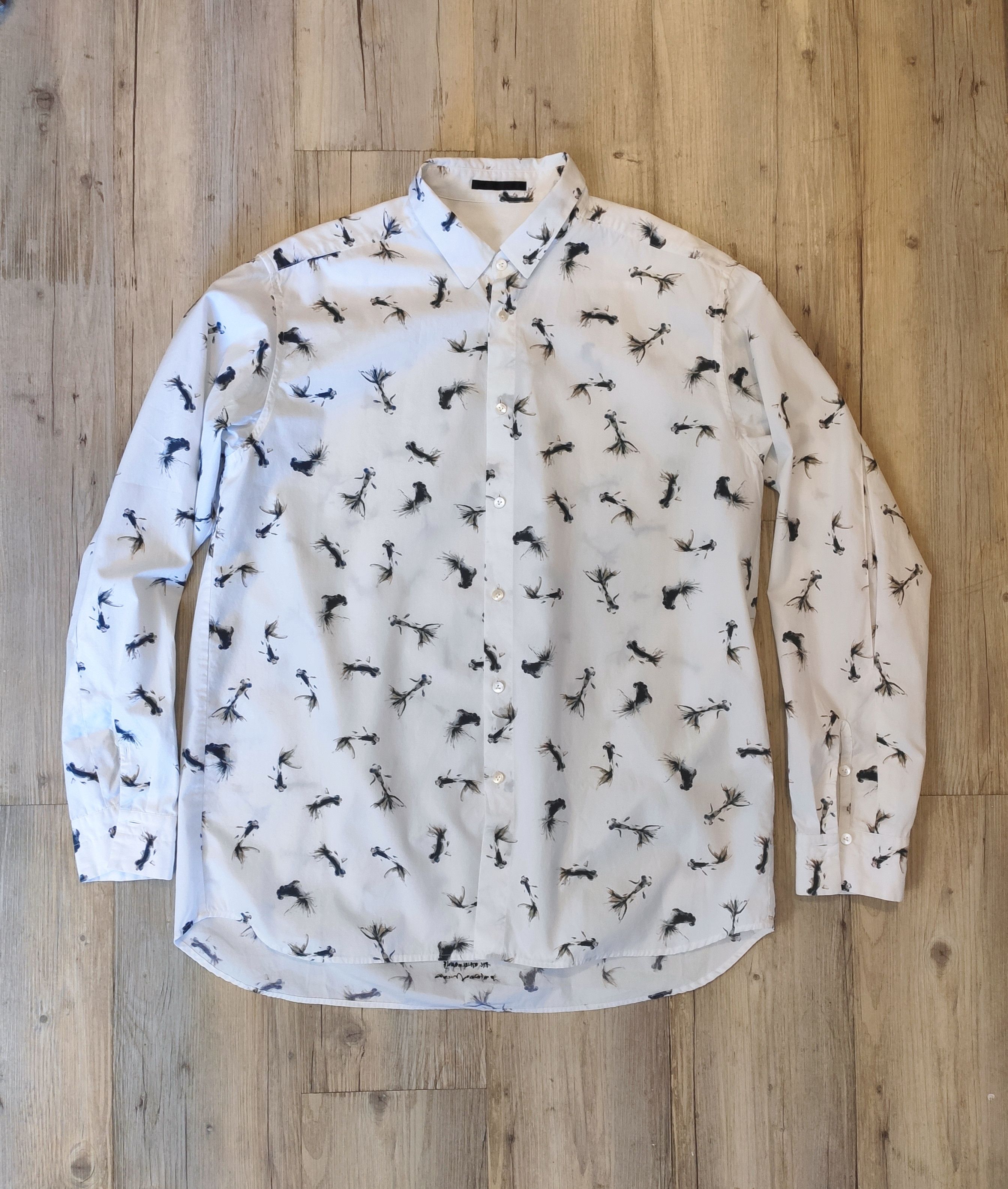The Viridi-anne Patricia March print shirt.Like Archivio J.M. Ribot Size US XL / EU 56 / 4 - 8 Thumbnail