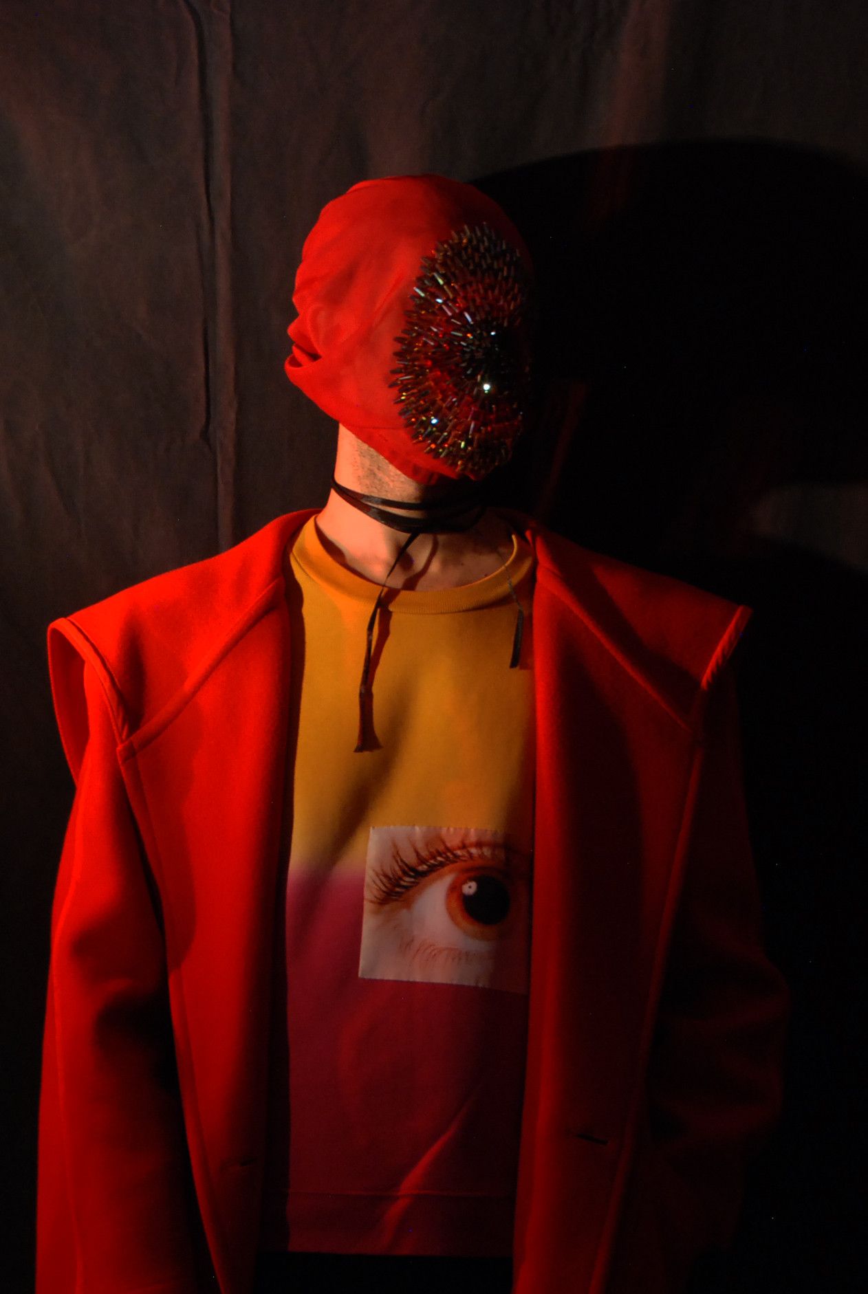 Raf Simons Last drop! Raf Simons SS13 dip dye sweater eye patch Size US S / EU 44-46 / 1 - 2 Thumbnail