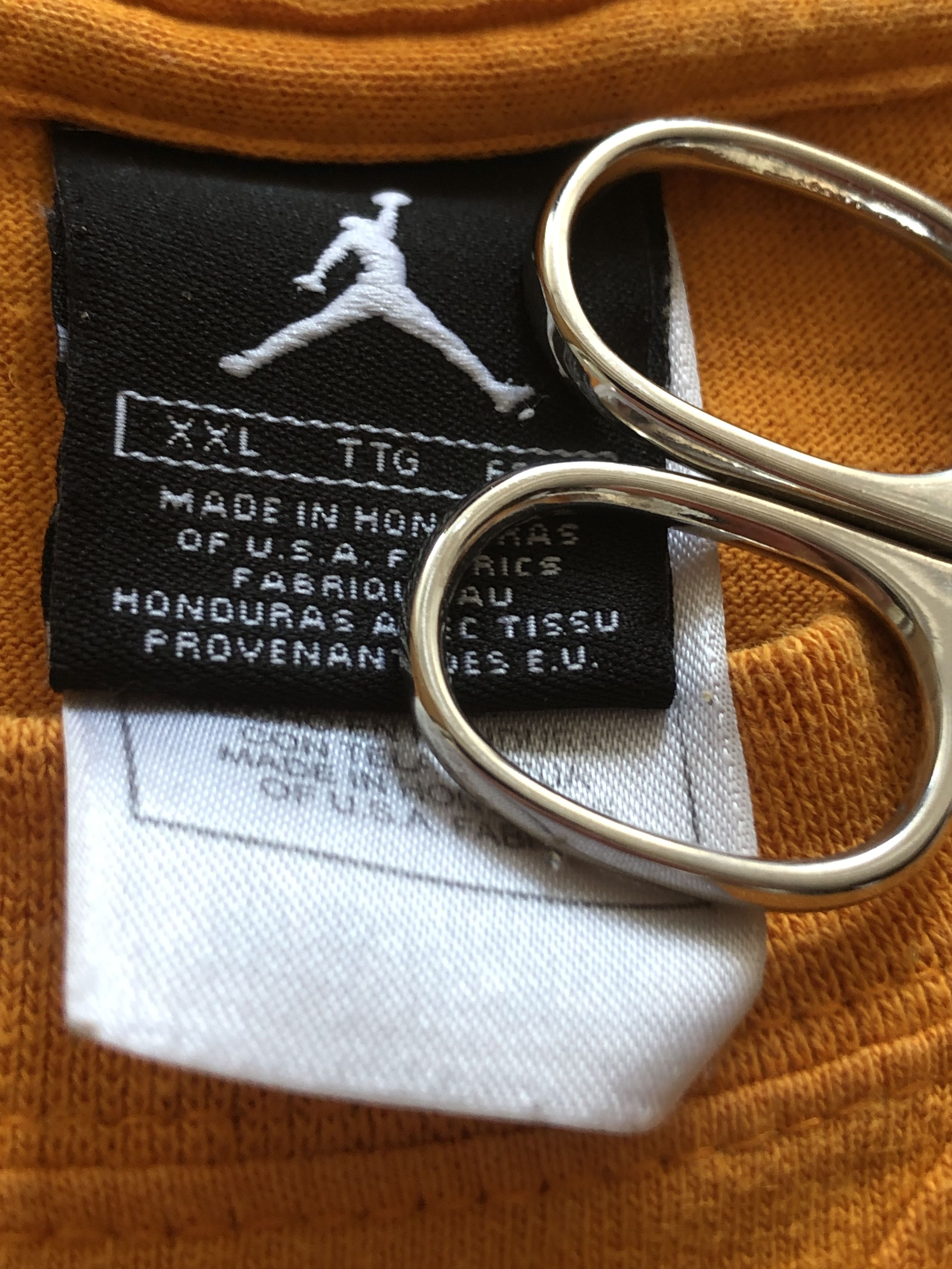 Nike × Vintage Vintage Nike Air Jordan Boot Rare Shirt Tee Drill y2k hype Size US XXL / EU 58 / 5 - 8 Thumbnail