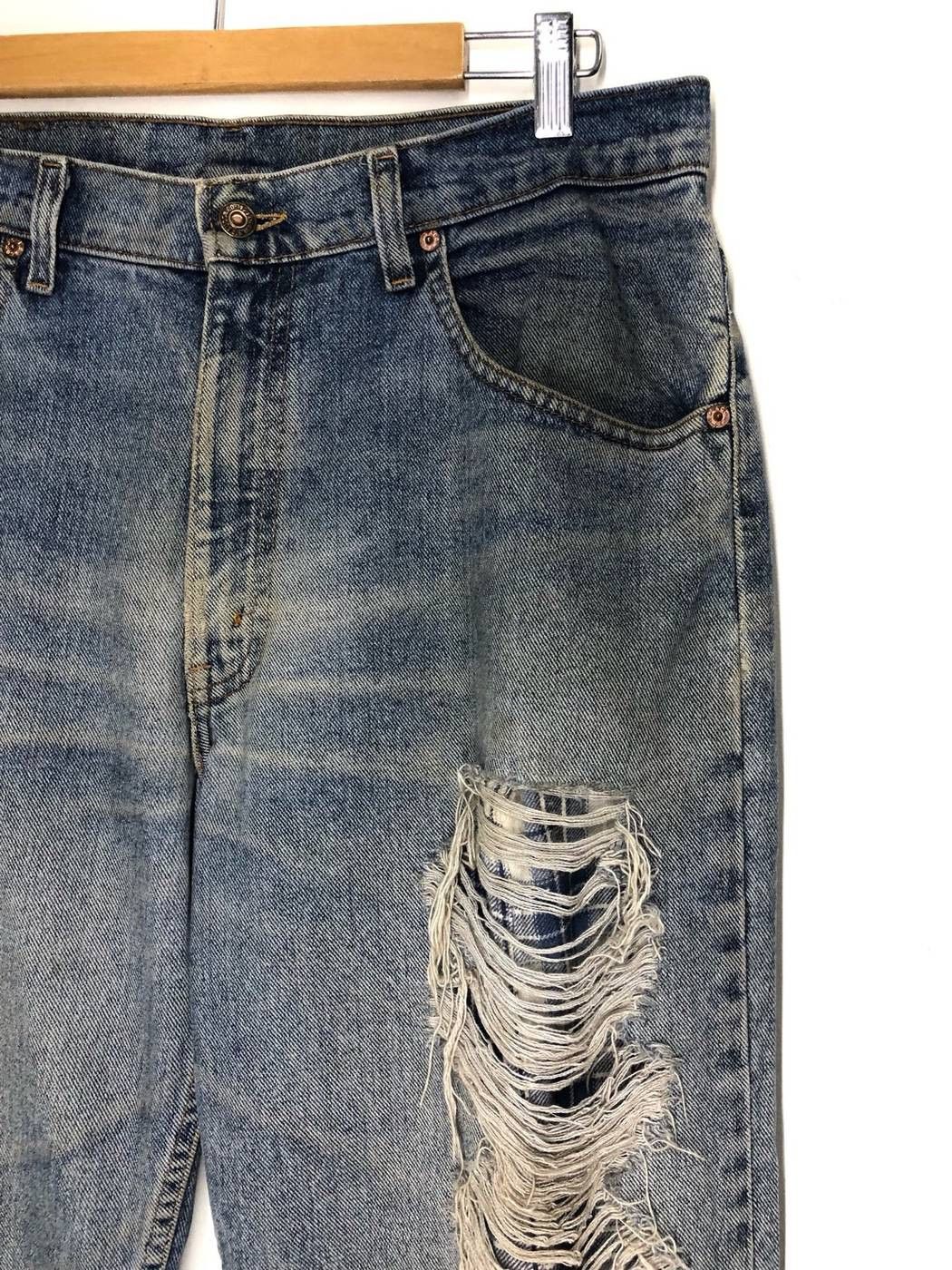 Levi's Vintage Clothing × Needles Levi's Art Rebuild Needles Vintage Denim Pants Size US 34 / EU 50 - 5 Thumbnail