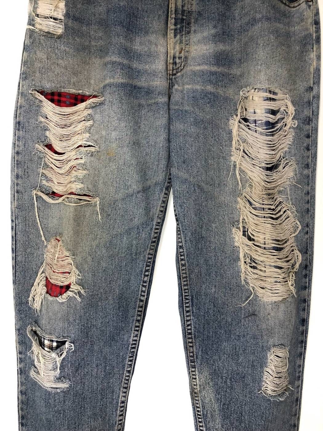 Levi's Vintage Clothing × Needles Levi's Art Rebuild Needles Vintage Denim Pants Size US 34 / EU 50 - 11 Thumbnail