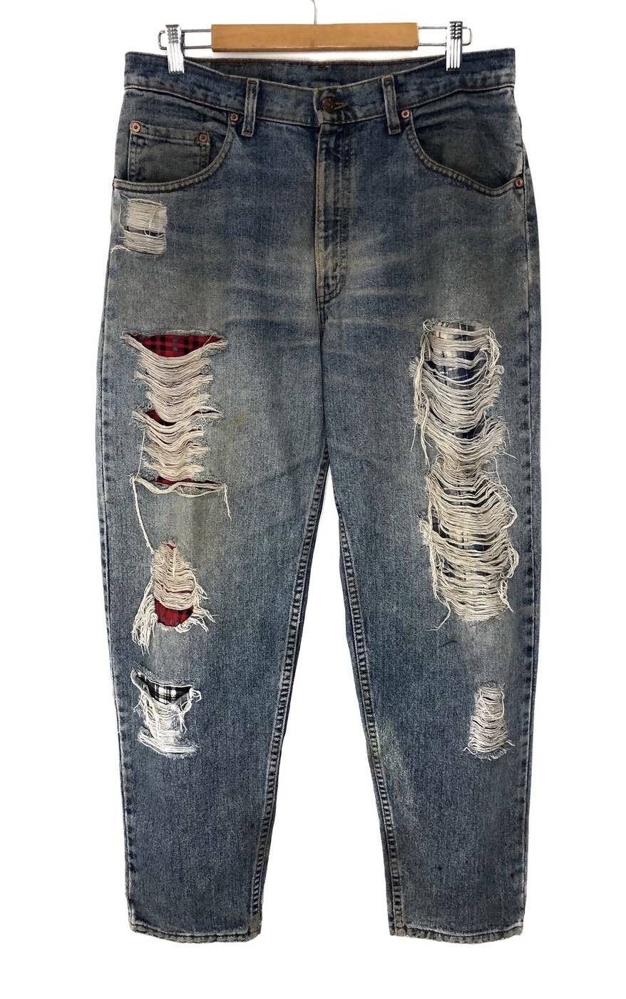 Levi's Vintage Clothing × Needles Levi's Art Rebuild Needles Vintage Denim Pants Size US 34 / EU 50 - 3 Thumbnail