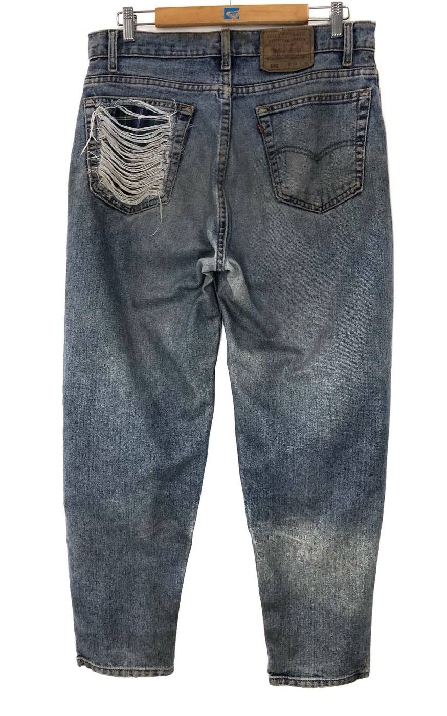 Levi's Vintage Clothing × Needles Levi's Art Rebuild Needles Vintage Denim Pants Size US 34 / EU 50 - 6 Thumbnail