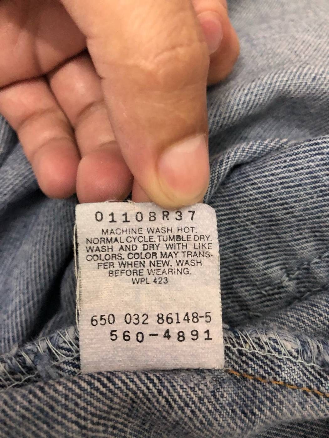 Levi's Vintage Clothing × Needles Levi's Art Rebuild Needles Vintage Denim Pants Size US 34 / EU 50 - 10 Thumbnail