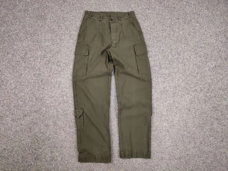 Japanese Brand Vintage 80’s Kl Seyntex Netherlands Army Green Cargo Pants Size US 32 / EU 48 - 5 Thumbnail