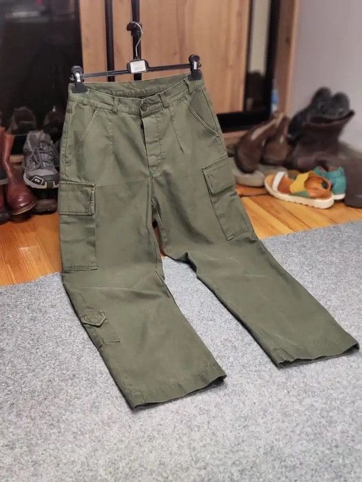 Japanese Brand Vintage 80’s Kl Seyntex Netherlands Army Green Cargo Pants Size US 32 / EU 48 - 10 Thumbnail