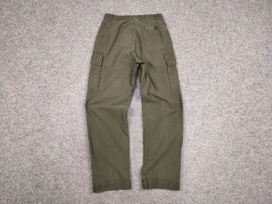 Japanese Brand Vintage 80’s Kl Seyntex Netherlands Army Green Cargo Pants Size US 32 / EU 48 - 6 Thumbnail