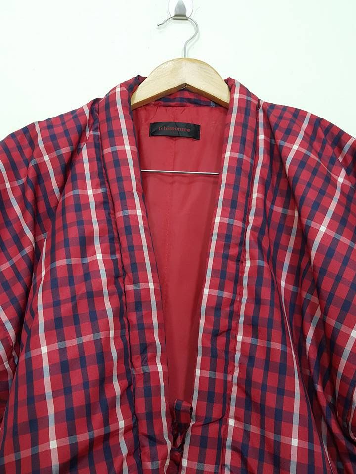 Other Haori Hanten McQueen Tartan Plaid Padded Noragi Jacket Size US L / EU 52-54 / 3 - 7 Thumbnail