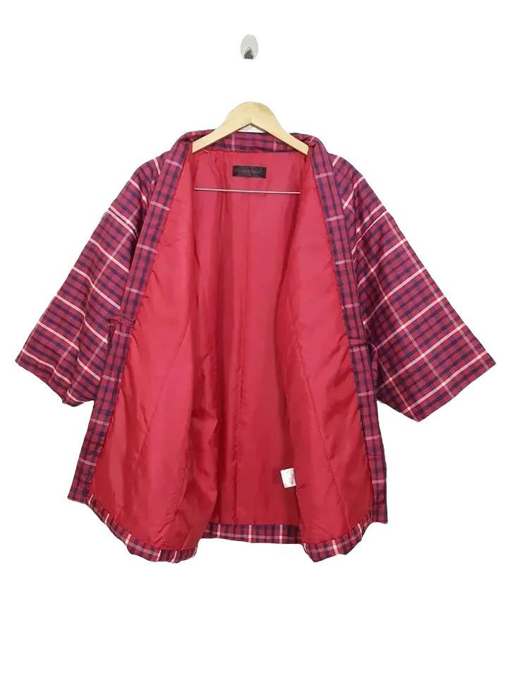 Other Haori Hanten McQueen Tartan Plaid Padded Noragi Jacket Size US L / EU 52-54 / 3 - 2 Thumbnail