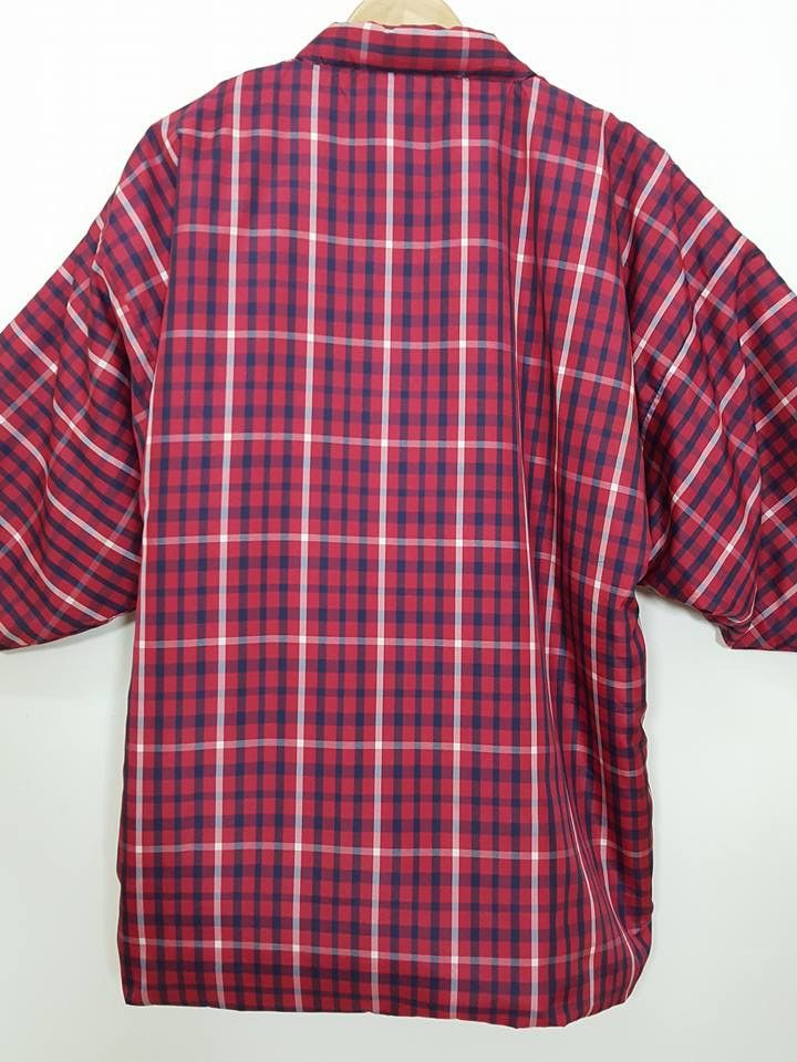 Other Haori Hanten McQueen Tartan Plaid Padded Noragi Jacket Size US L / EU 52-54 / 3 - 8 Thumbnail