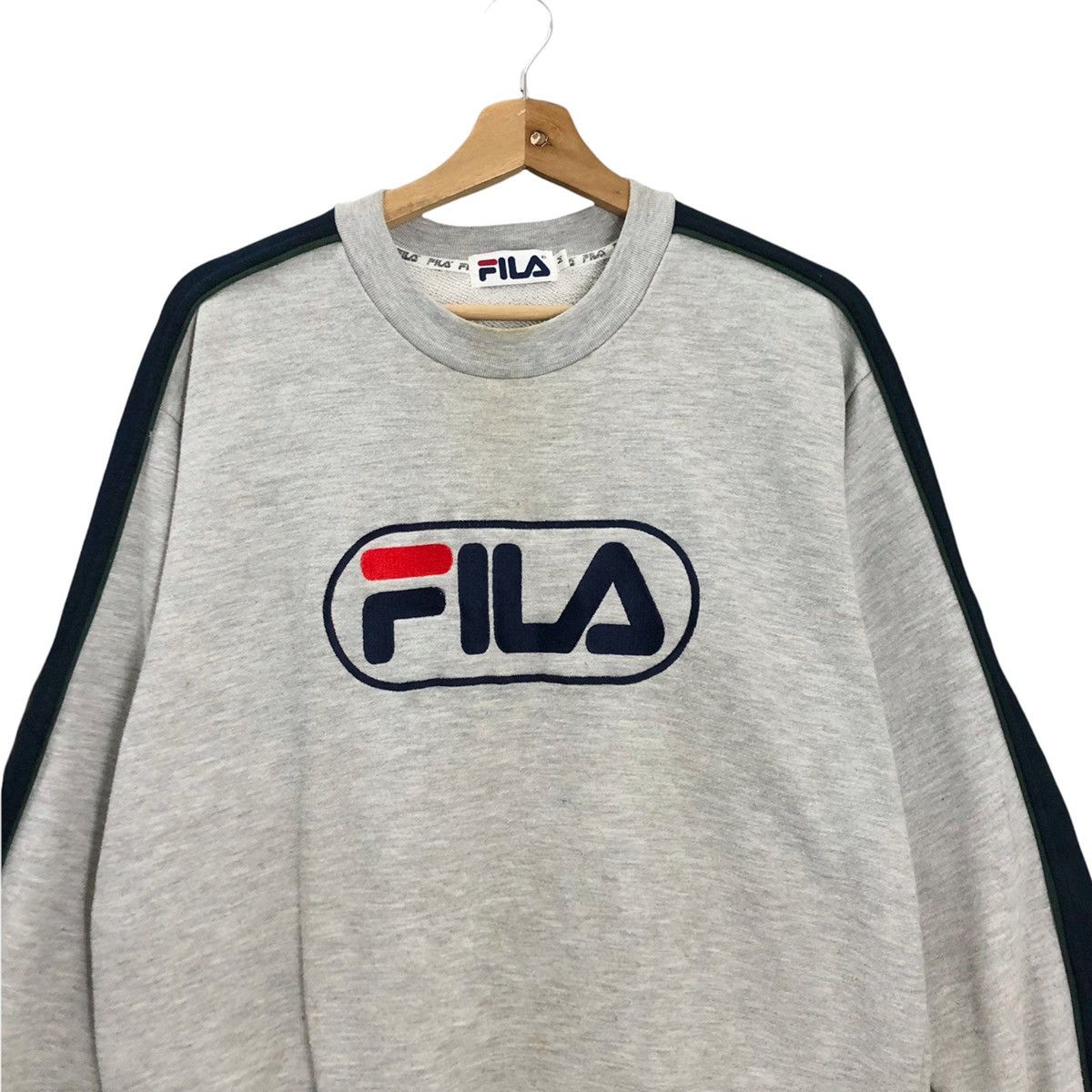 Fila × Vintage Vintage Fila Crewneck Sweatshirt Big Logo Size M Size US M / EU 48-50 / 2 - 4 Thumbnail