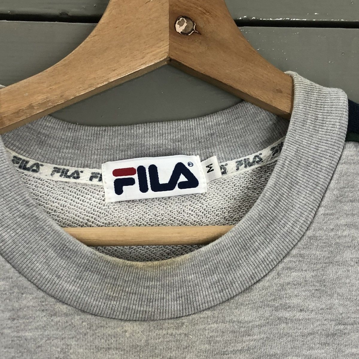 Fila × Vintage Vintage Fila Crewneck Sweatshirt Big Logo Size M Size US M / EU 48-50 / 2 - 8 Thumbnail