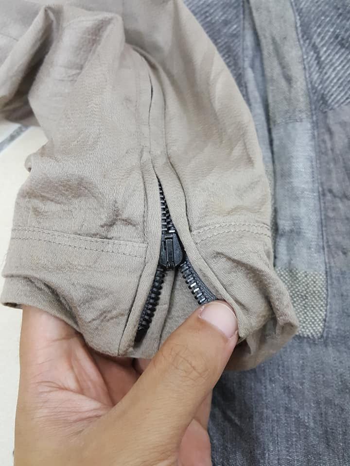 Diesel Black Gold Linen Cotton Blend Artisanal Zipper Jacket Size US M / EU 48-50 / 2 - 18 Thumbnail
