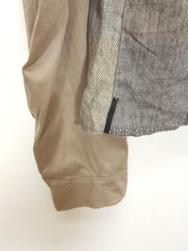 Diesel Black Gold Linen Cotton Blend Artisanal Zipper Jacket Size US M / EU 48-50 / 2 - 15 Thumbnail