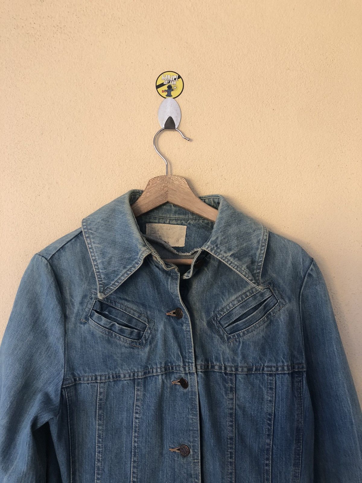 Japanese Brand × Original Montgomery × Vintage Montogomery Ward Denim Jacket made in Colombia Size US L / EU 52-54 / 3 - 4 Thumbnail